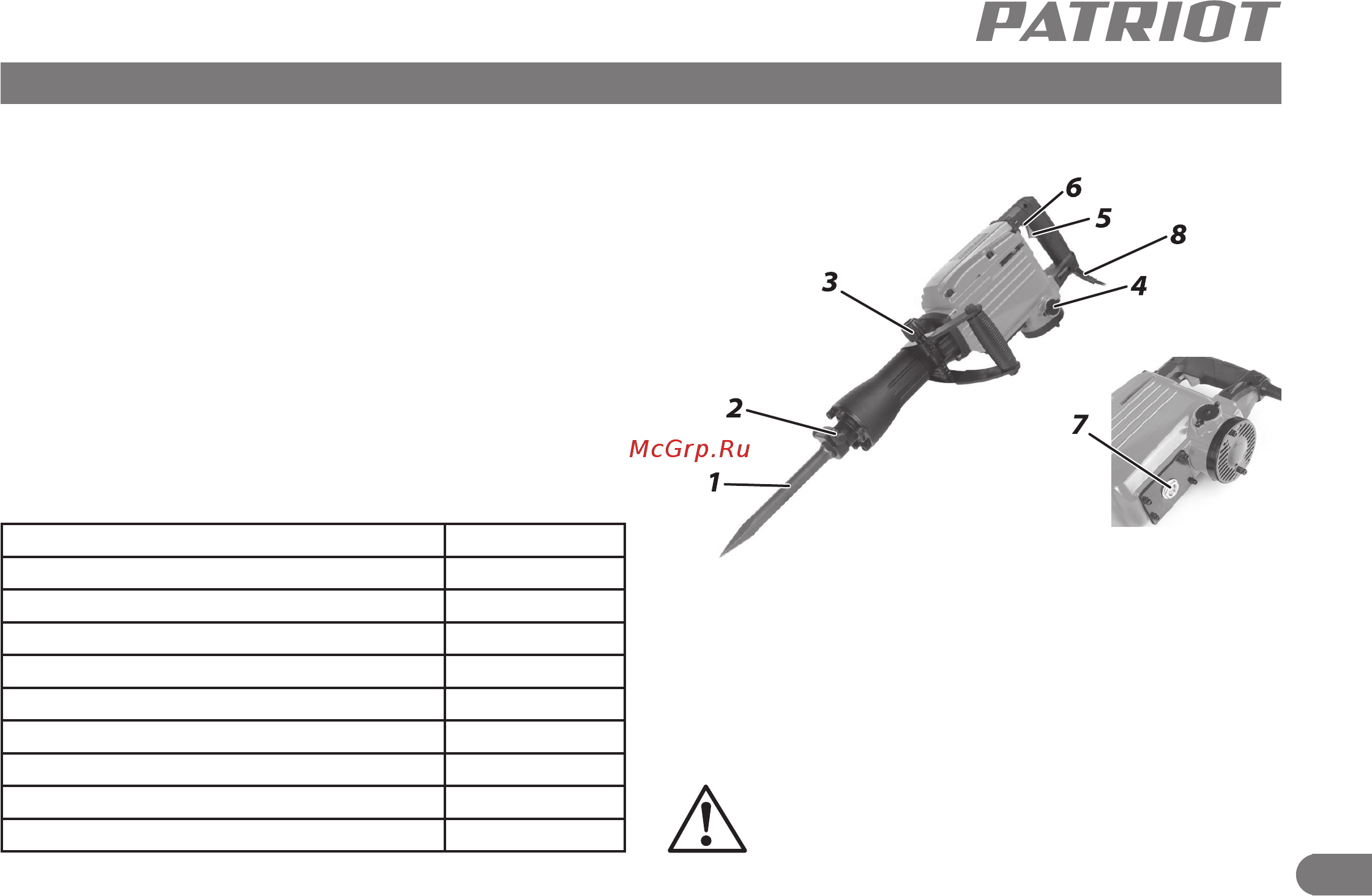 Patriot DB 450 [4/9] Область применения и назначение технические характеристики внешний вид инструмента