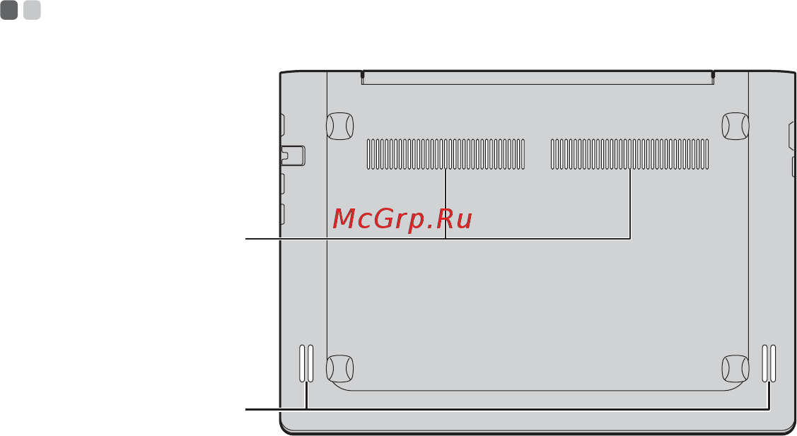 Lenovo ideapad 500s-14isk, 80q30074rk [14/32] Вид снизу