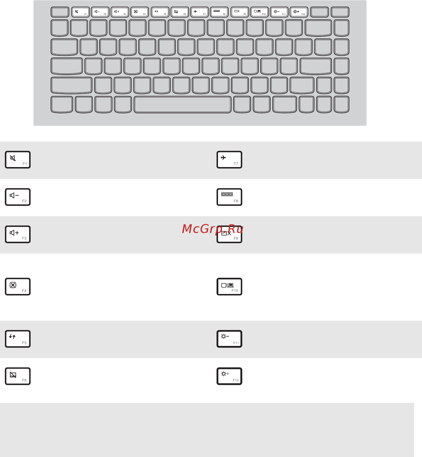 Lenovo ideapad 500s-14isk, 80q30074rk [7/32] Использование клавиатуры