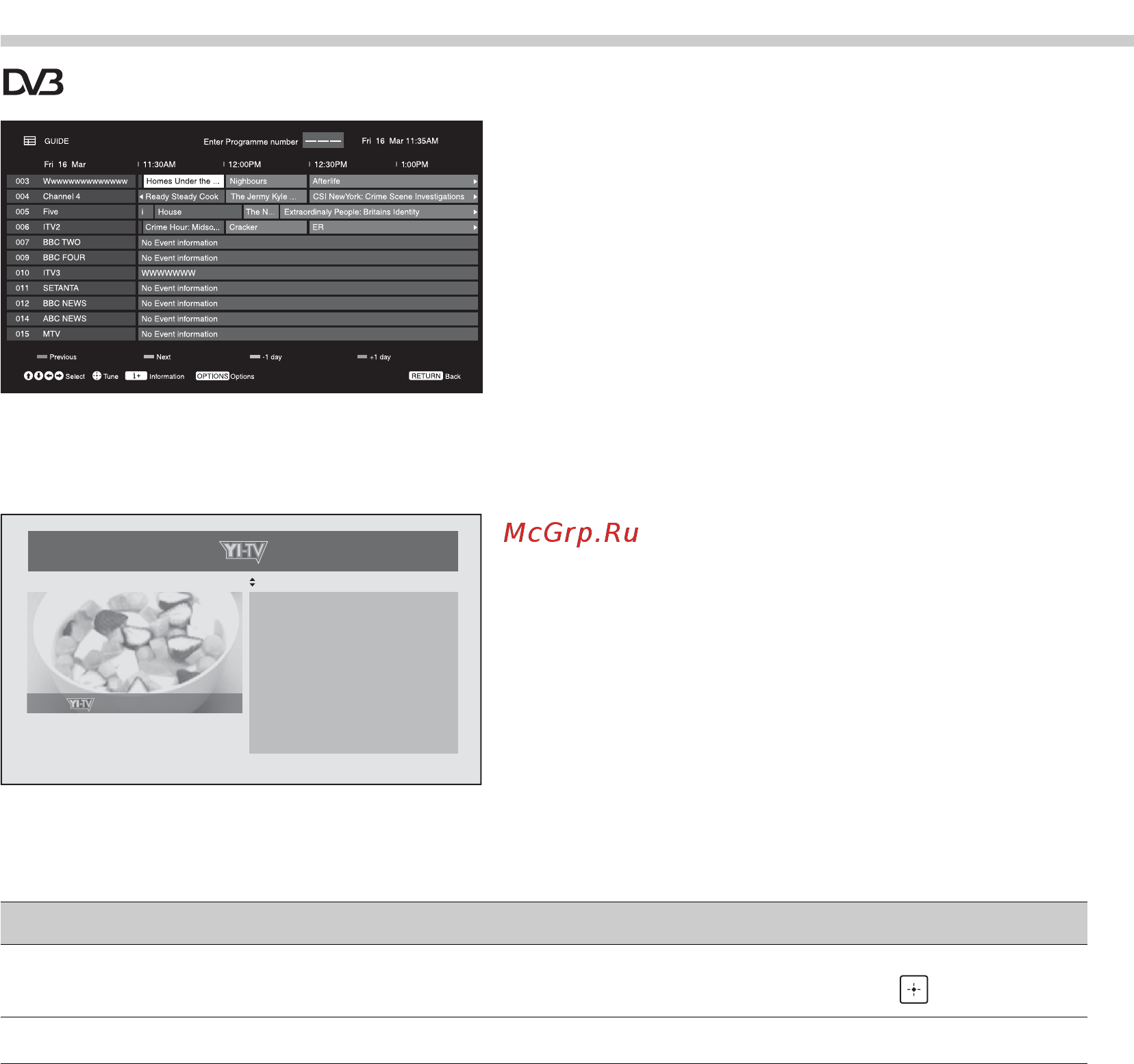 Samsung KDL-46R470A [20/288] Using the digital electronic programme guide epg