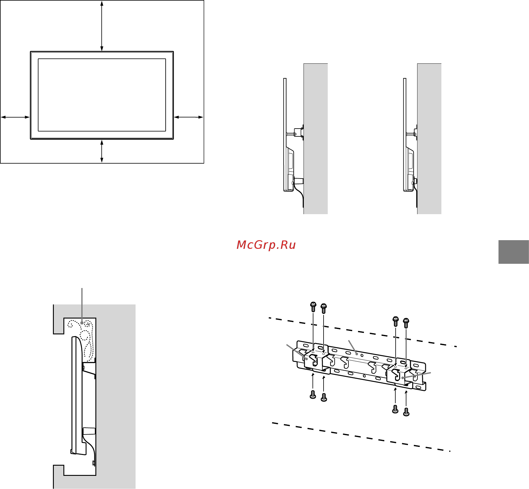 Sony KDL-55W805B [7/321] Fit base adaptor by using screw psw 4x10 to base 20 when selecting 2 a