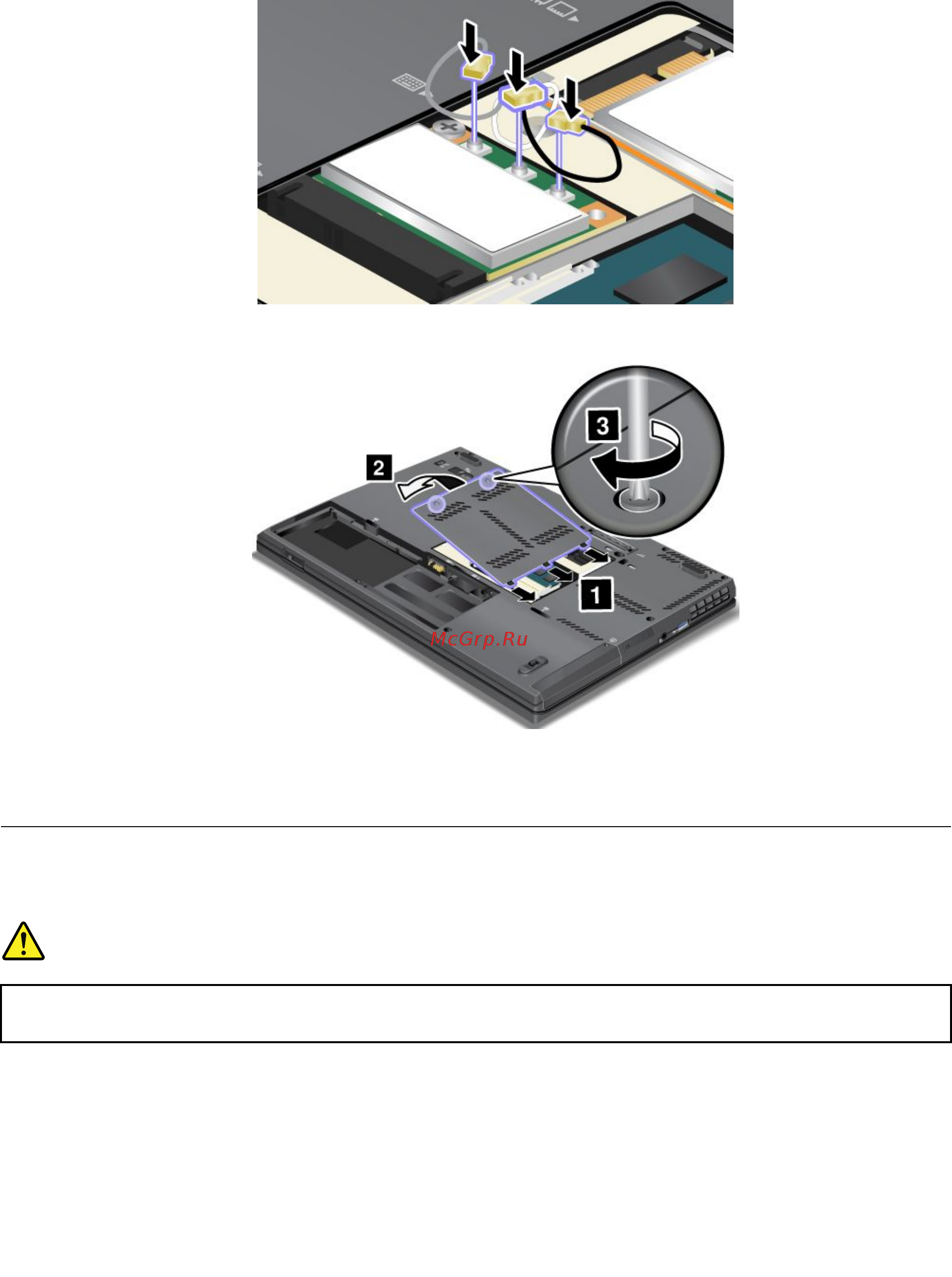 Lenovo ThinkPad T430s [103/192] Replacing a pci express mini card for wireless wan connection