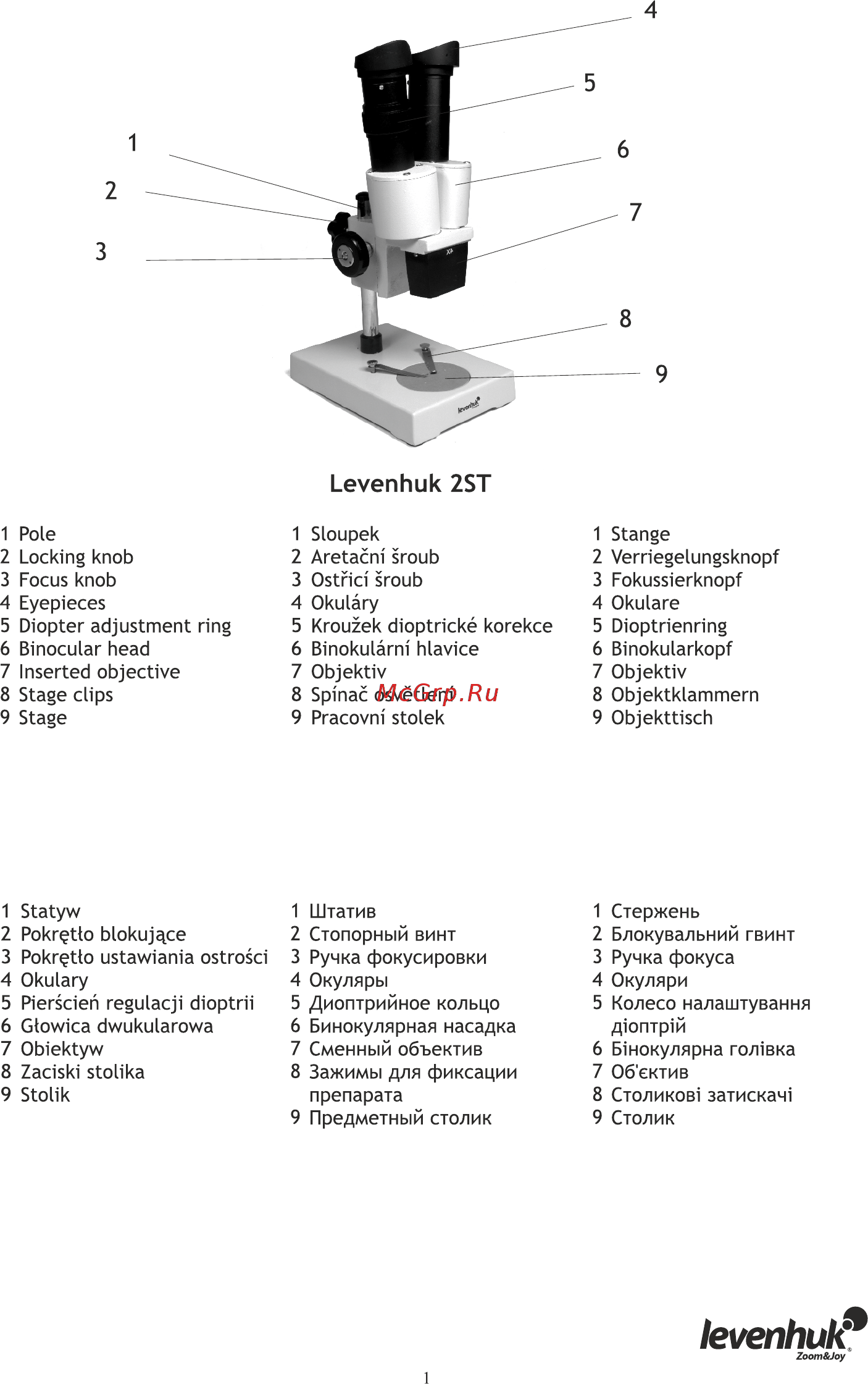 Levenhuk 2st, бинокулярный [2/28] Levenhuk