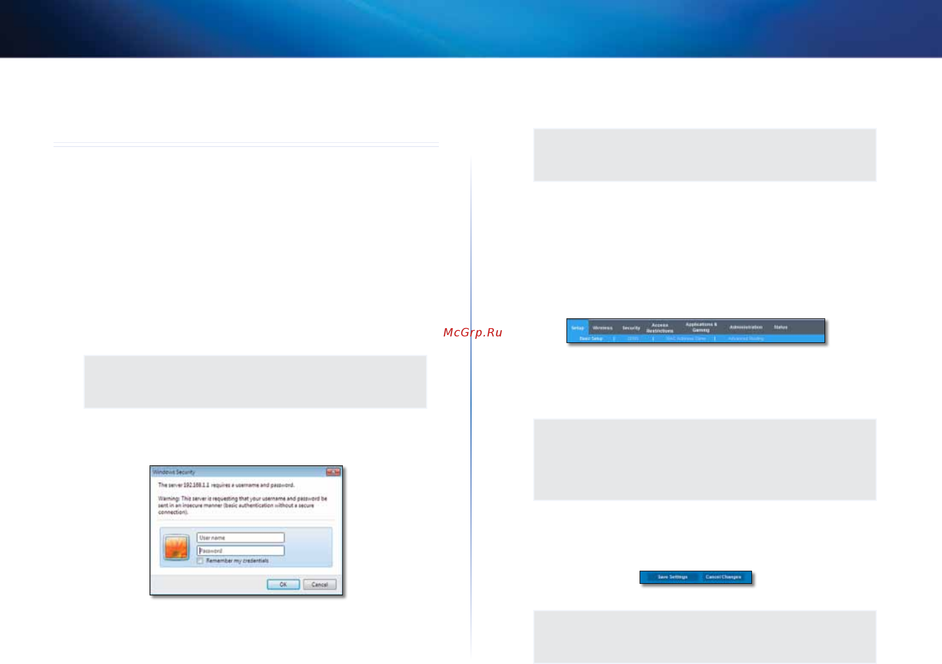 Linksys x2000-ee [11/226] How to access the browser based utility