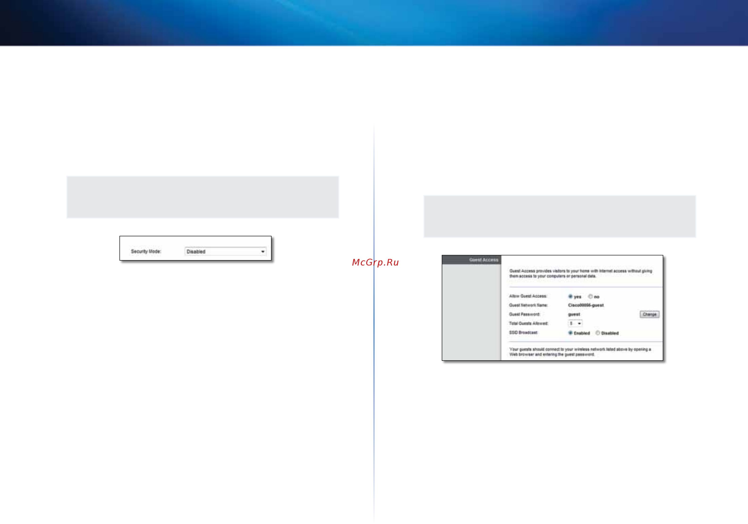 Linksys x2000-ee [133/226] Wireless guest access accesso ospite