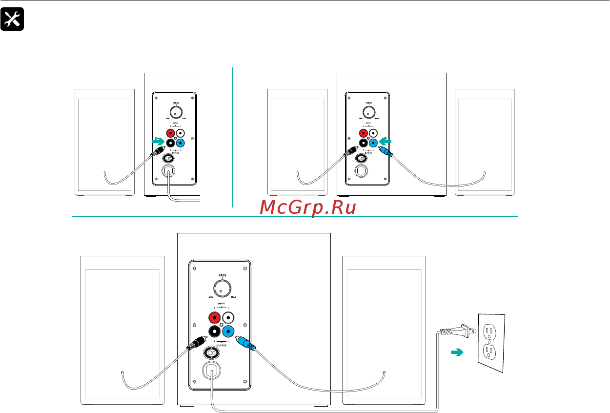 Logitech multimedia speakers z333 [80/115] Uzstādīšana