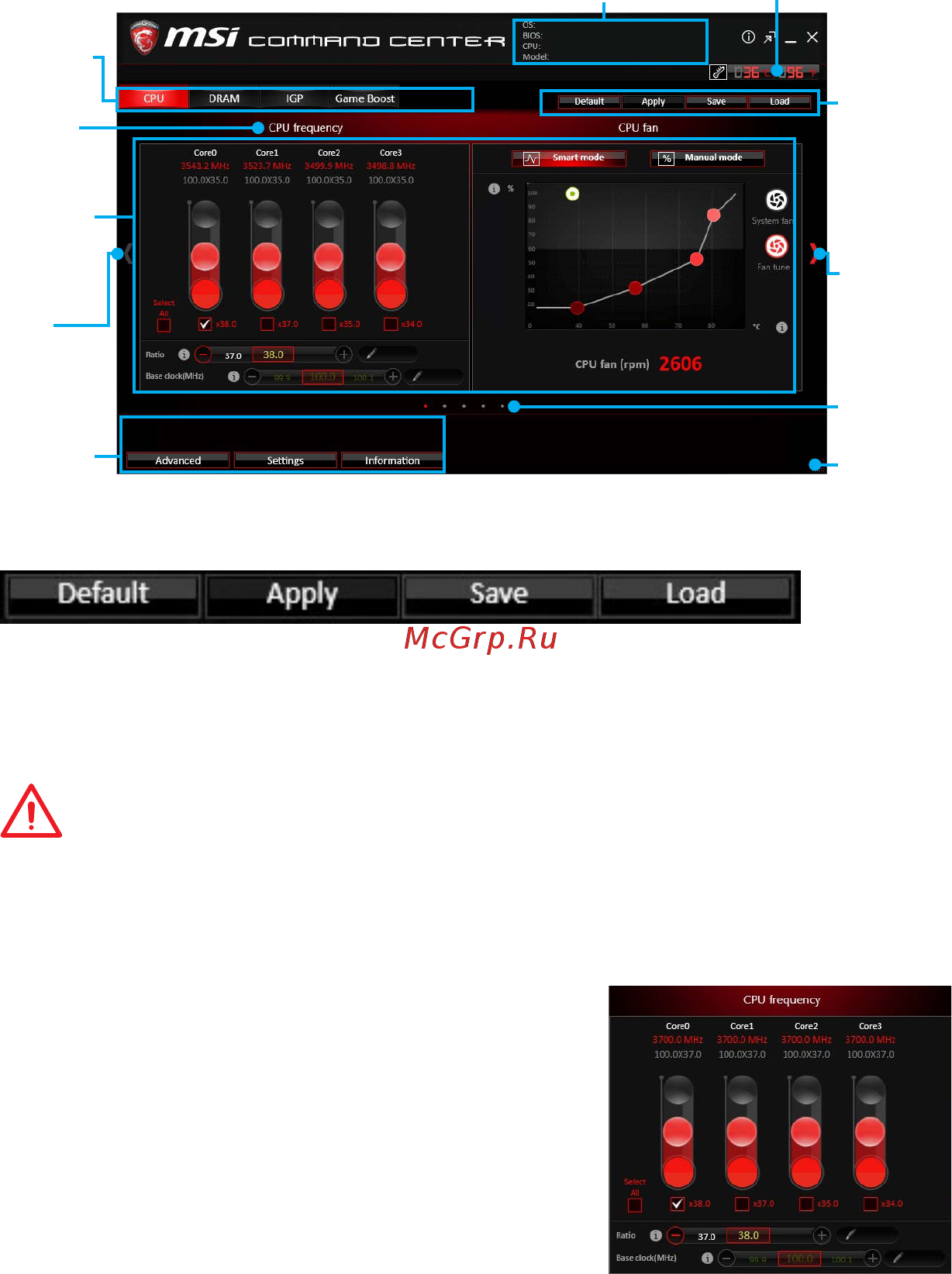 MSI z170a gaming pro carbon [64/92] Command center
