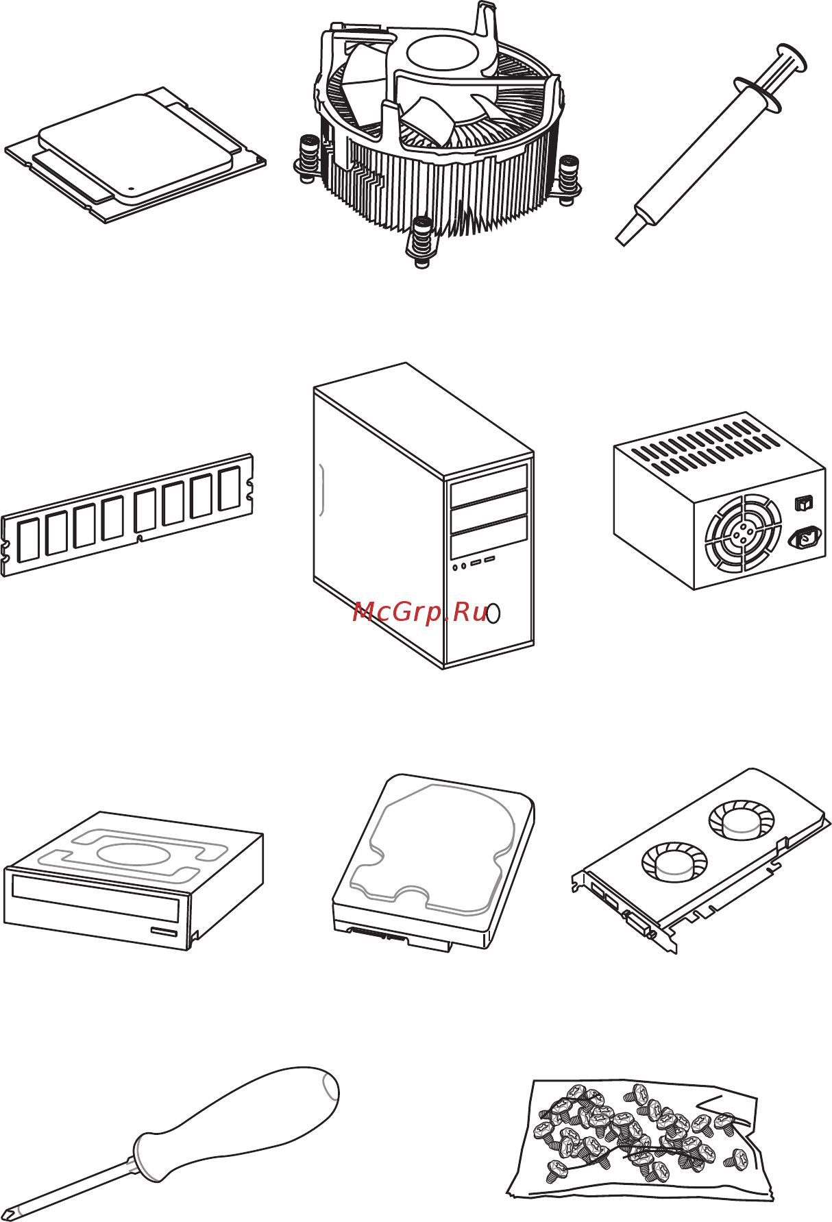 MSI x99a xpower gaming titanium [3/129] Preparing tools and components