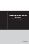 MSI gaming 24 6qe-012ru, 9s6-aea111-012 Инструкция по эксплуатации