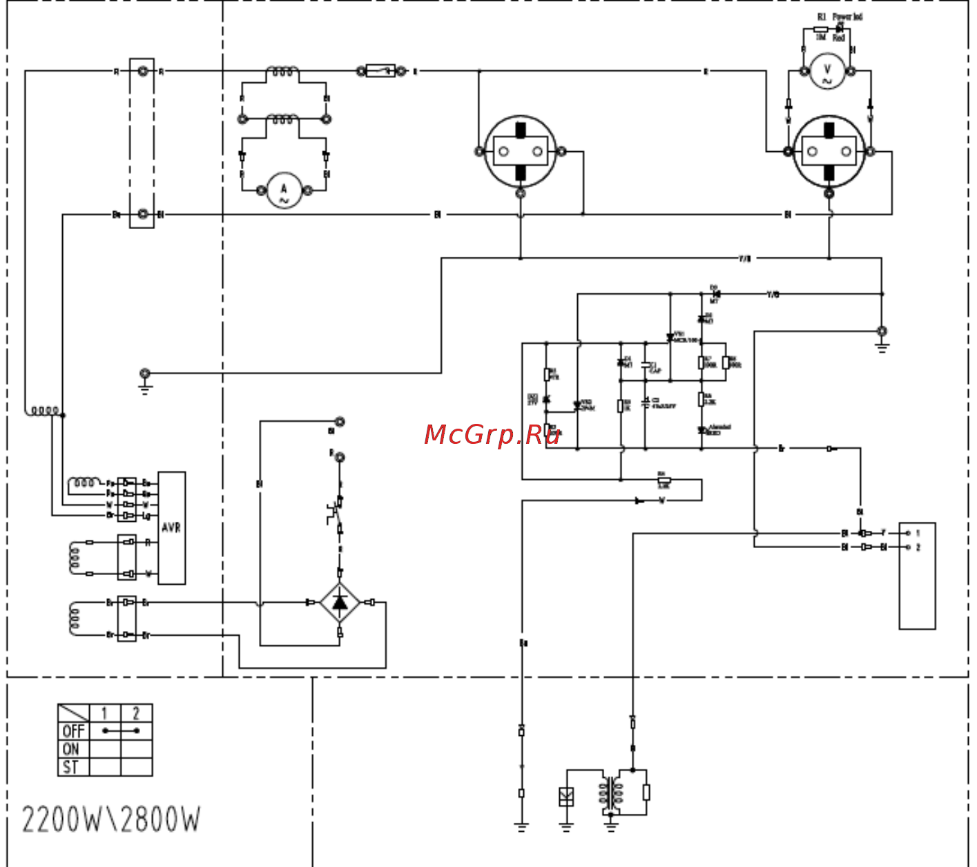 Makita eg 4550a [68/112] Schema elettrico