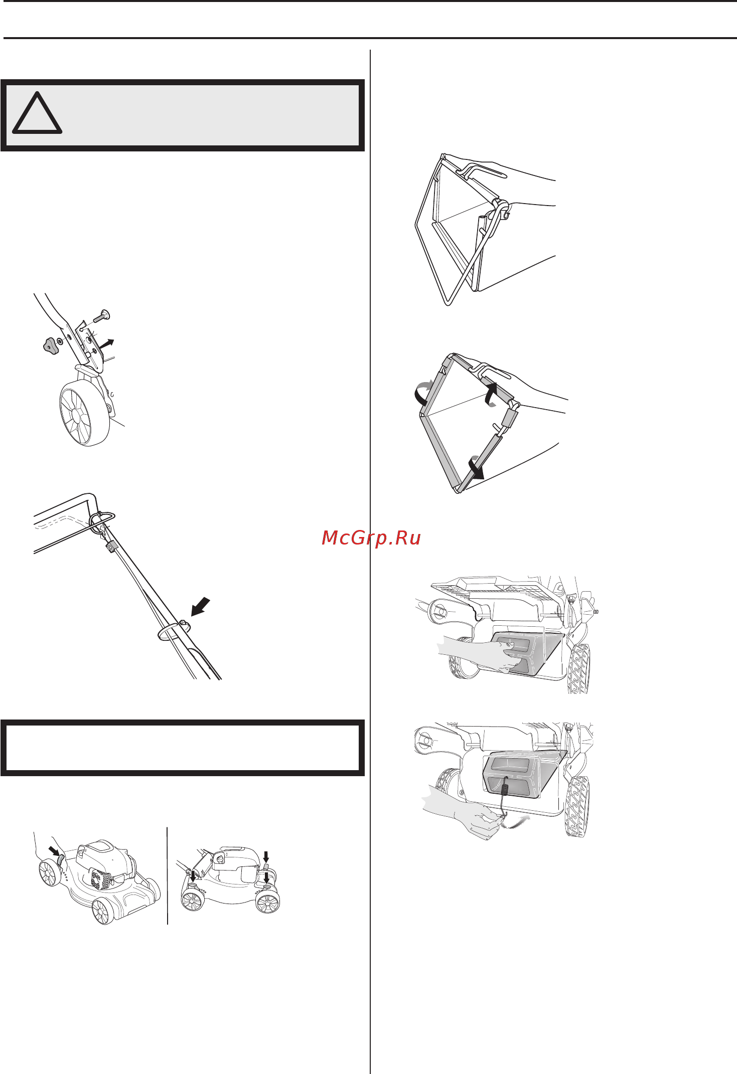 McCulloch m46-110r classic [227/316] Montavimas ir reguliavimas