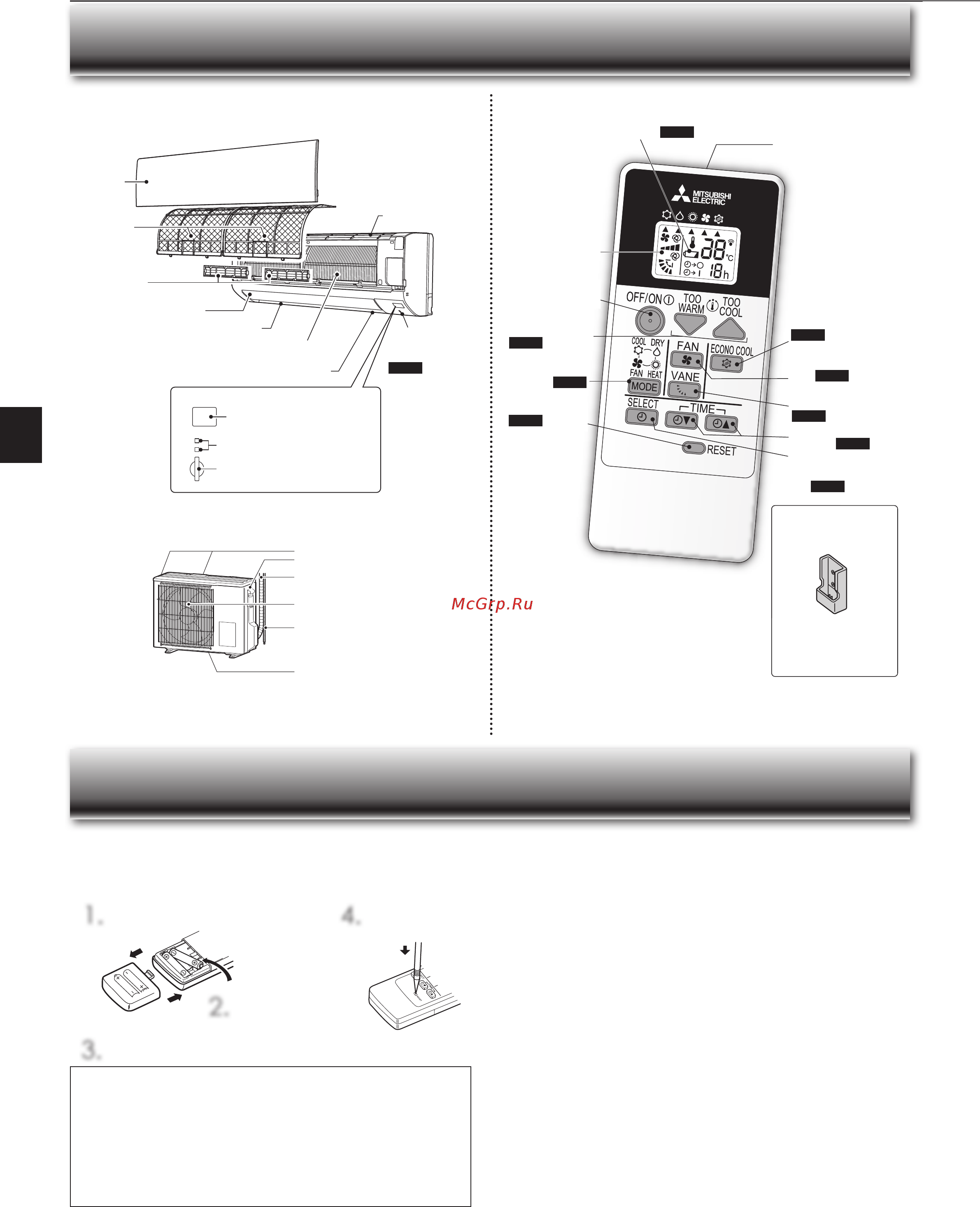 Mitsubishi electric msz-dm35va/muz-dm35va [12/28] Инструкции по эксплуатации