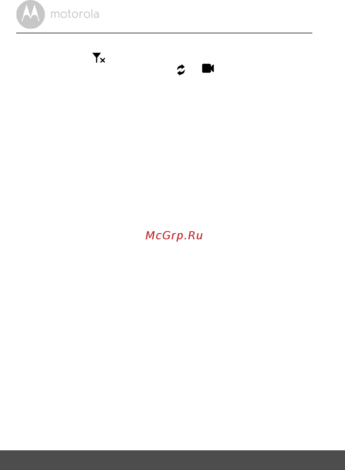 Motorola mbp27t Инструкция по эксплуатации онлайн [10/36] 185038