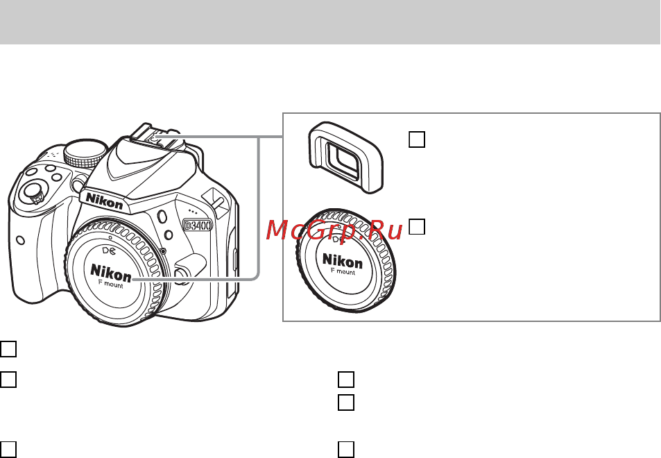 Nikon d3400 kit af-s dx 18-105mm vr black [5/140] Содержание упаковки