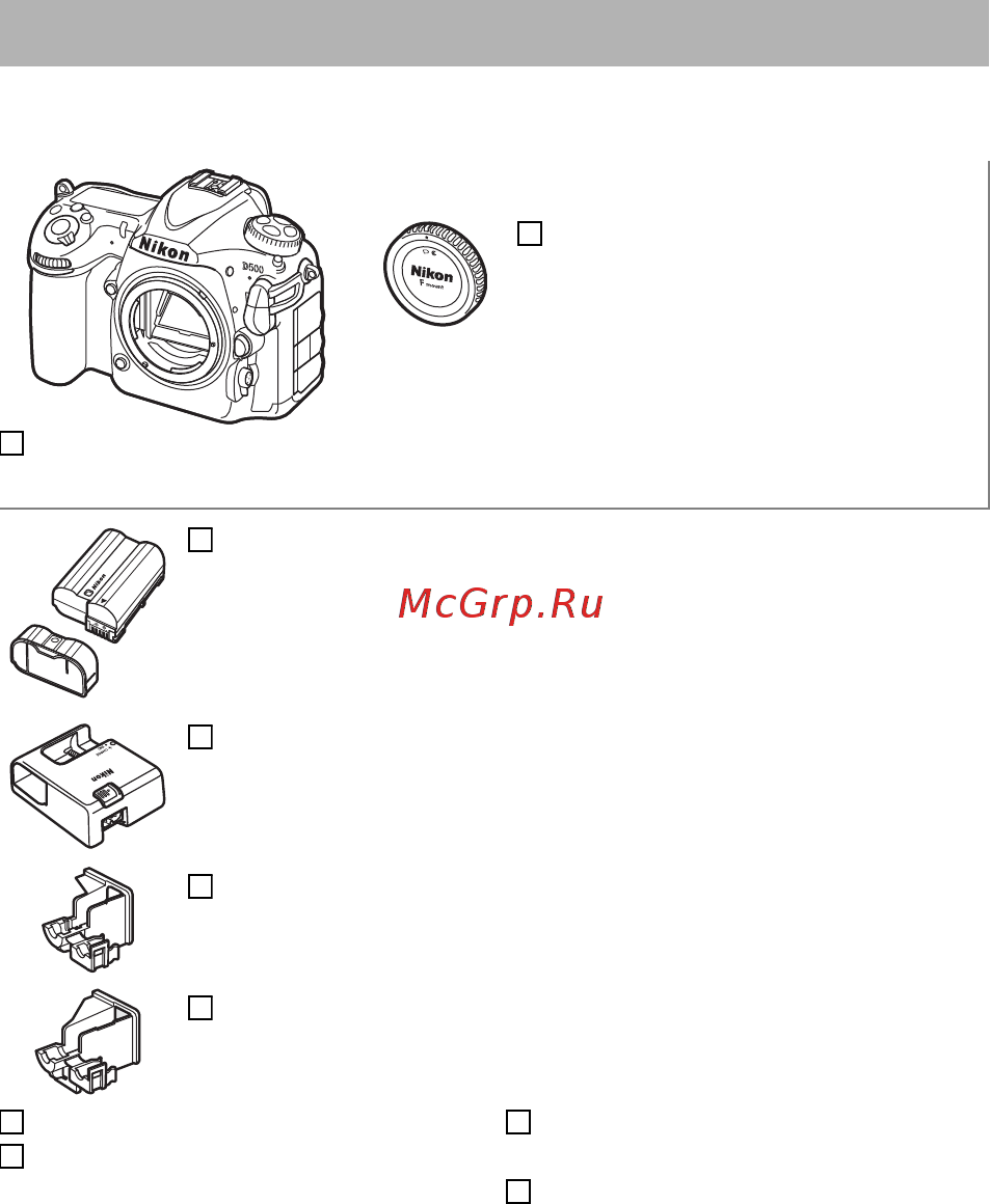 Nikon d500 kit 18-300mm f/3.5-5.6g ed vr [6/432] Содержимое упаковки