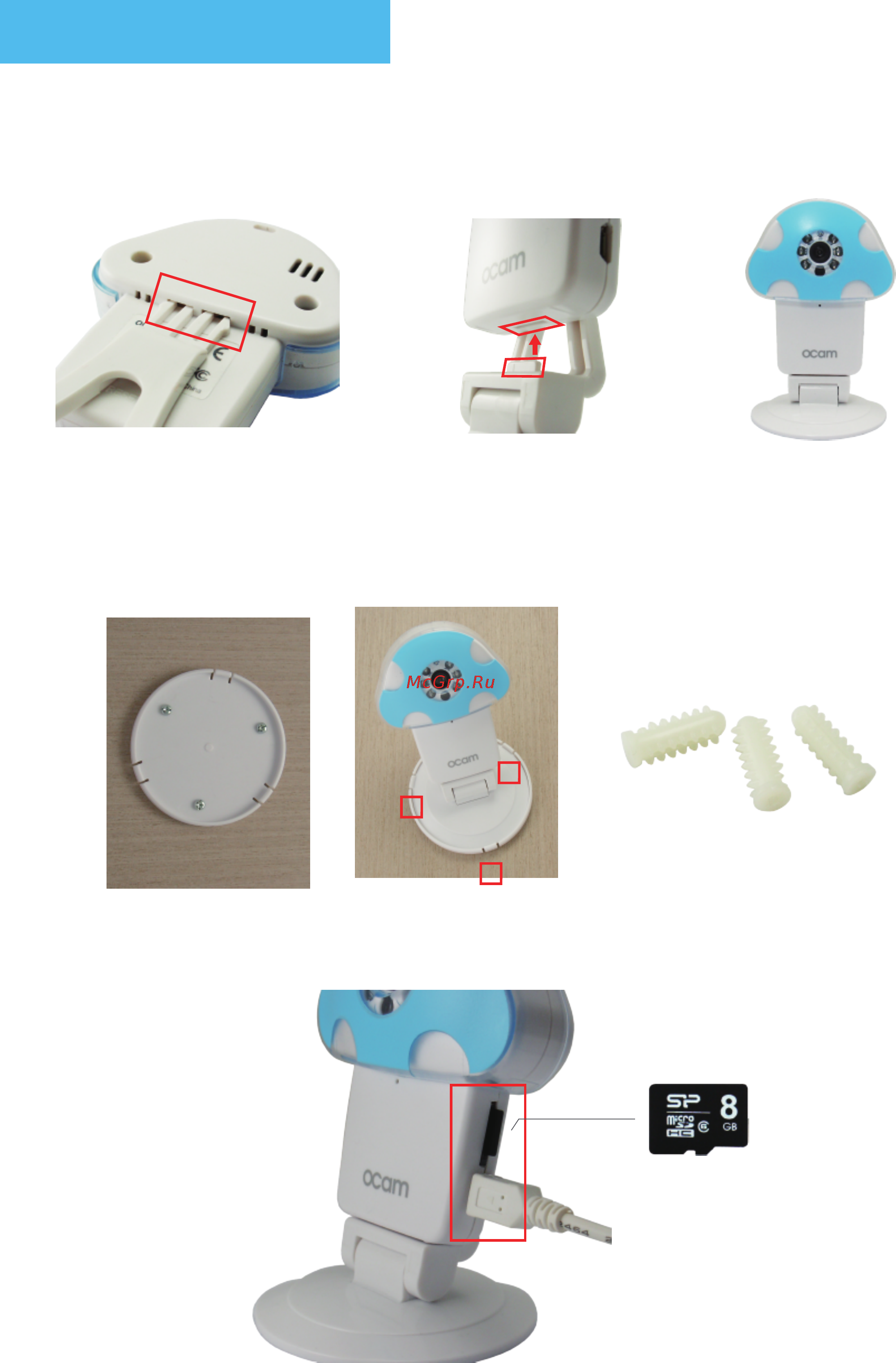 Ocam s1 black [5/16] After following the instruction below the indicator light goes blue for recording function please insert the micro sd card