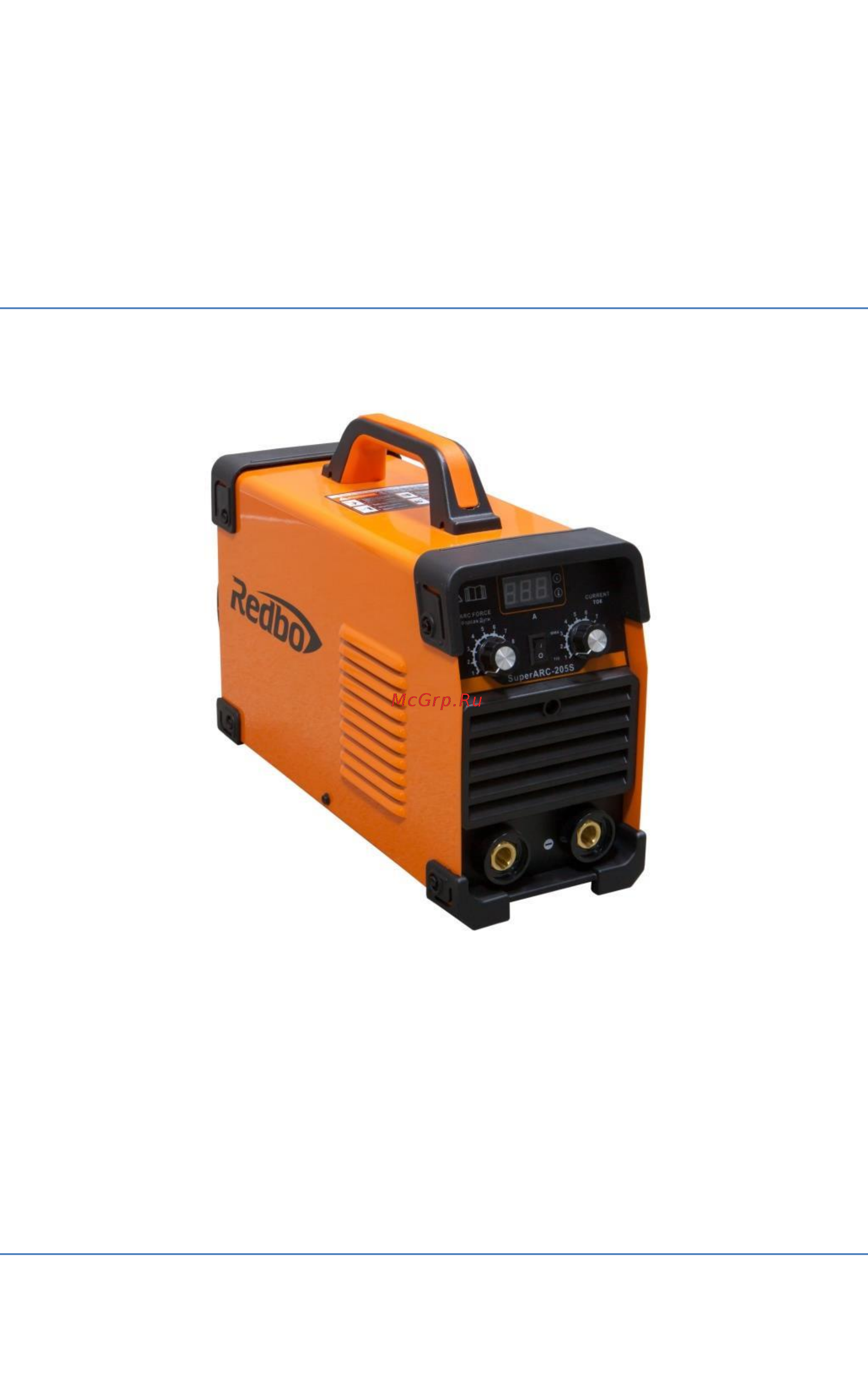 Redbo SuperARC-205S Руководство пользователя онлайн