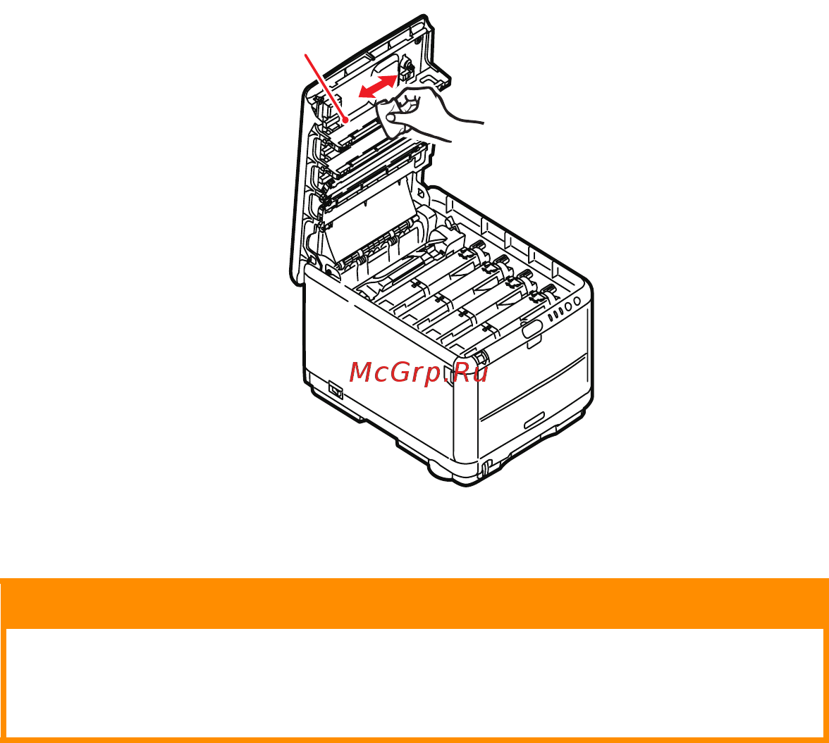 OKI C3400n [120/139] Чистка светодиодной головки