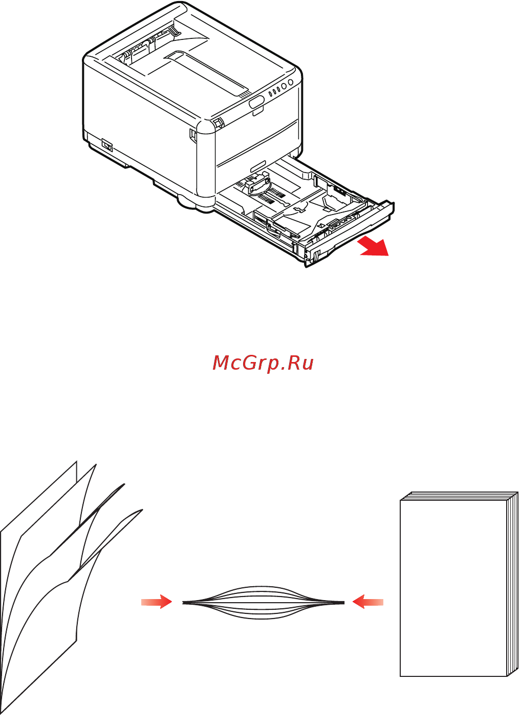 OKI C3300n [21/139] Кассетный лоток