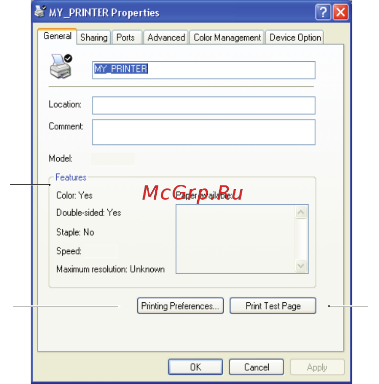 OKI C3400n [33/139] Настройка из панели управления windows
