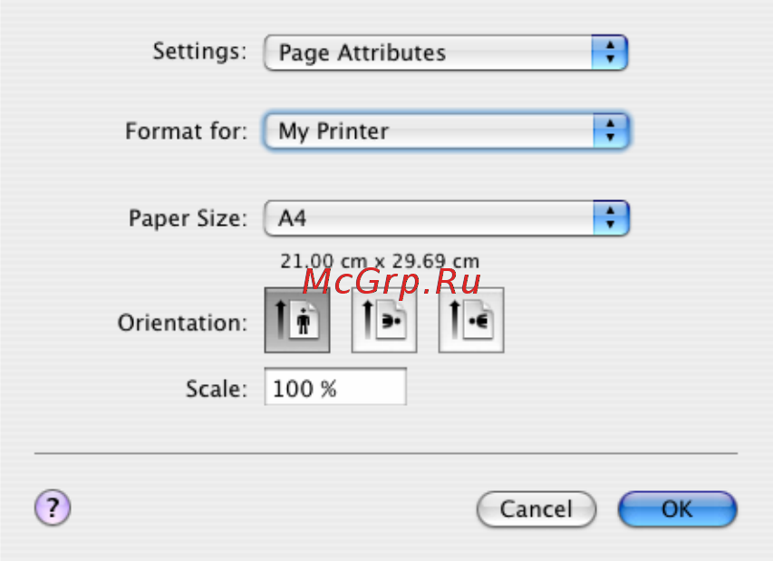 OKI C3450n [34/125] Печать из mac