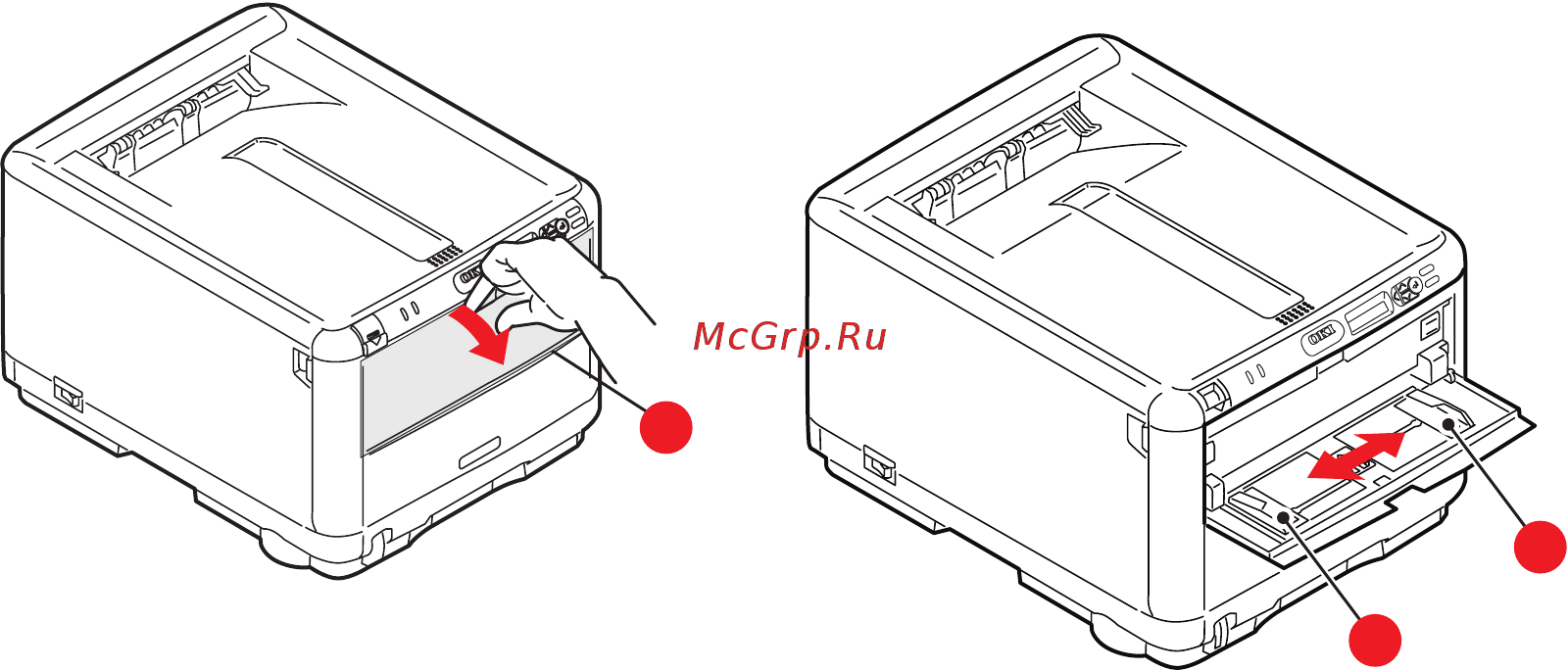 OKI C3600 [16/62] Универсальный лоток