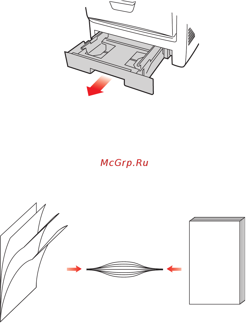 OKI C5600 [15/117] Кассетные лотки