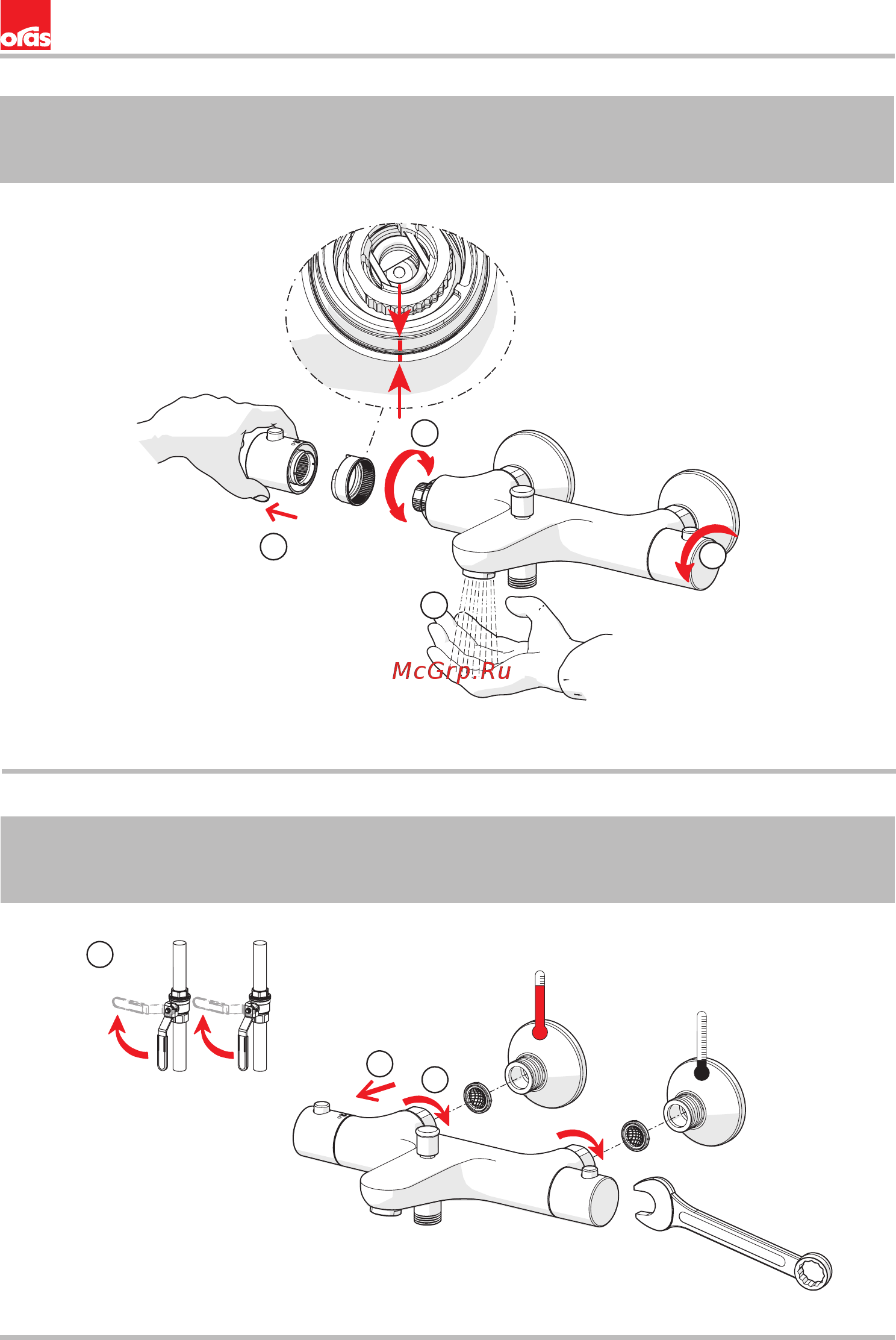 ORAS safira 1360u [8/20] Service 1 temperature adjustment