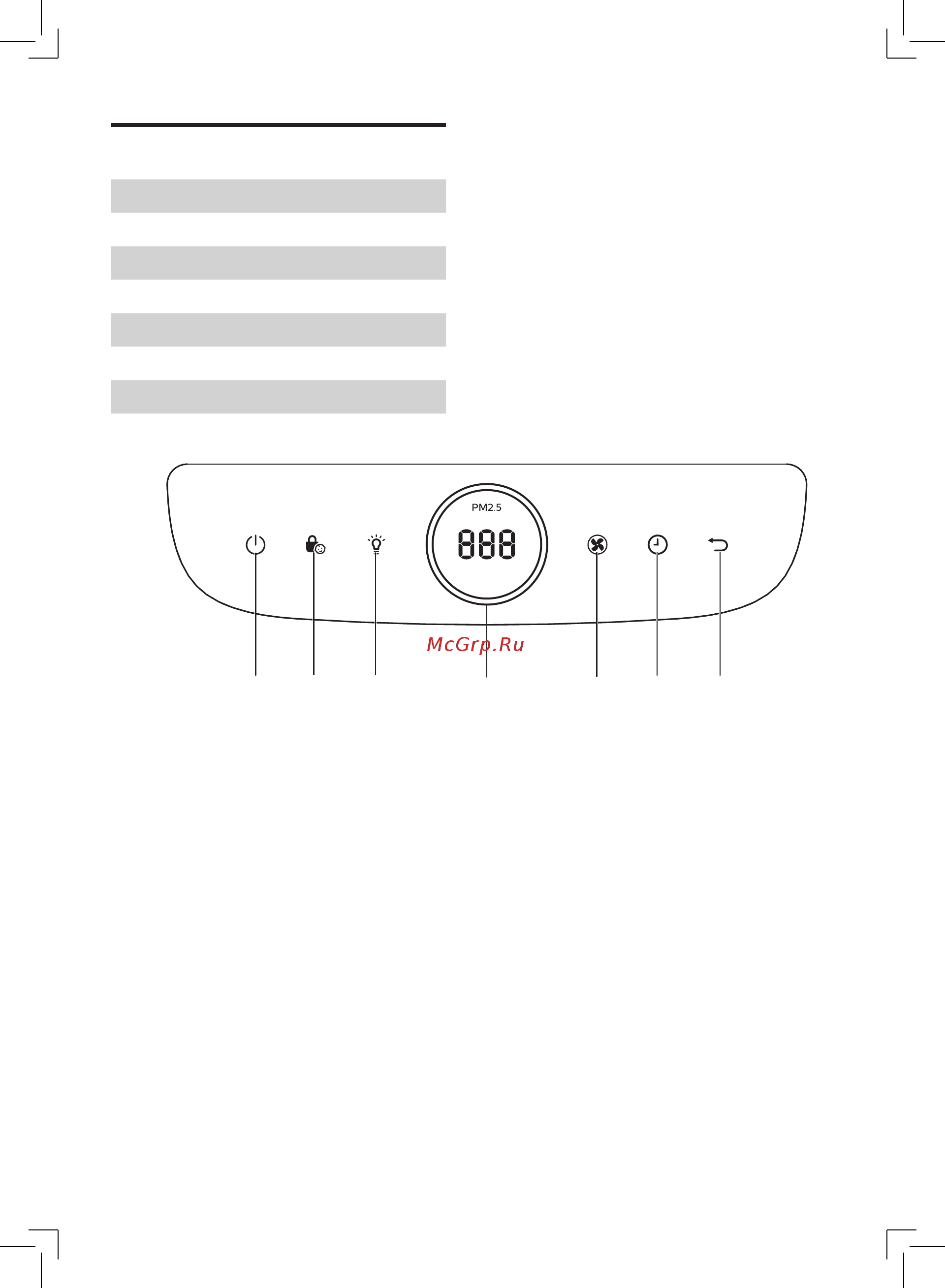 Philips ac3256/10 [8/68] Controls overview