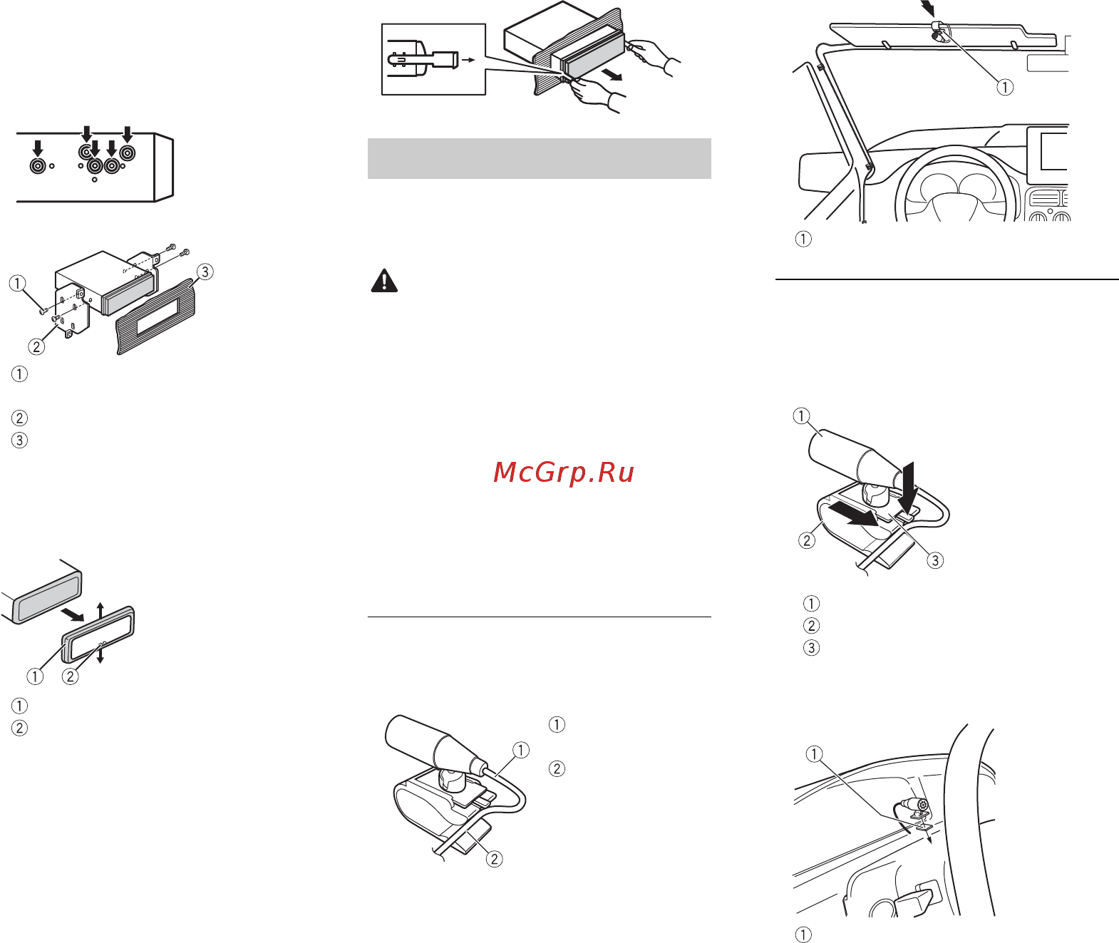 Pioneer deh-3900bt [18/172] Installing the microphone