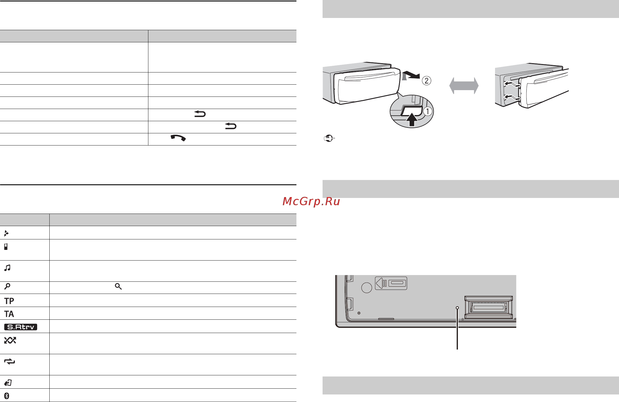 Pioneer mvh-x580bt [4/208] Display indication