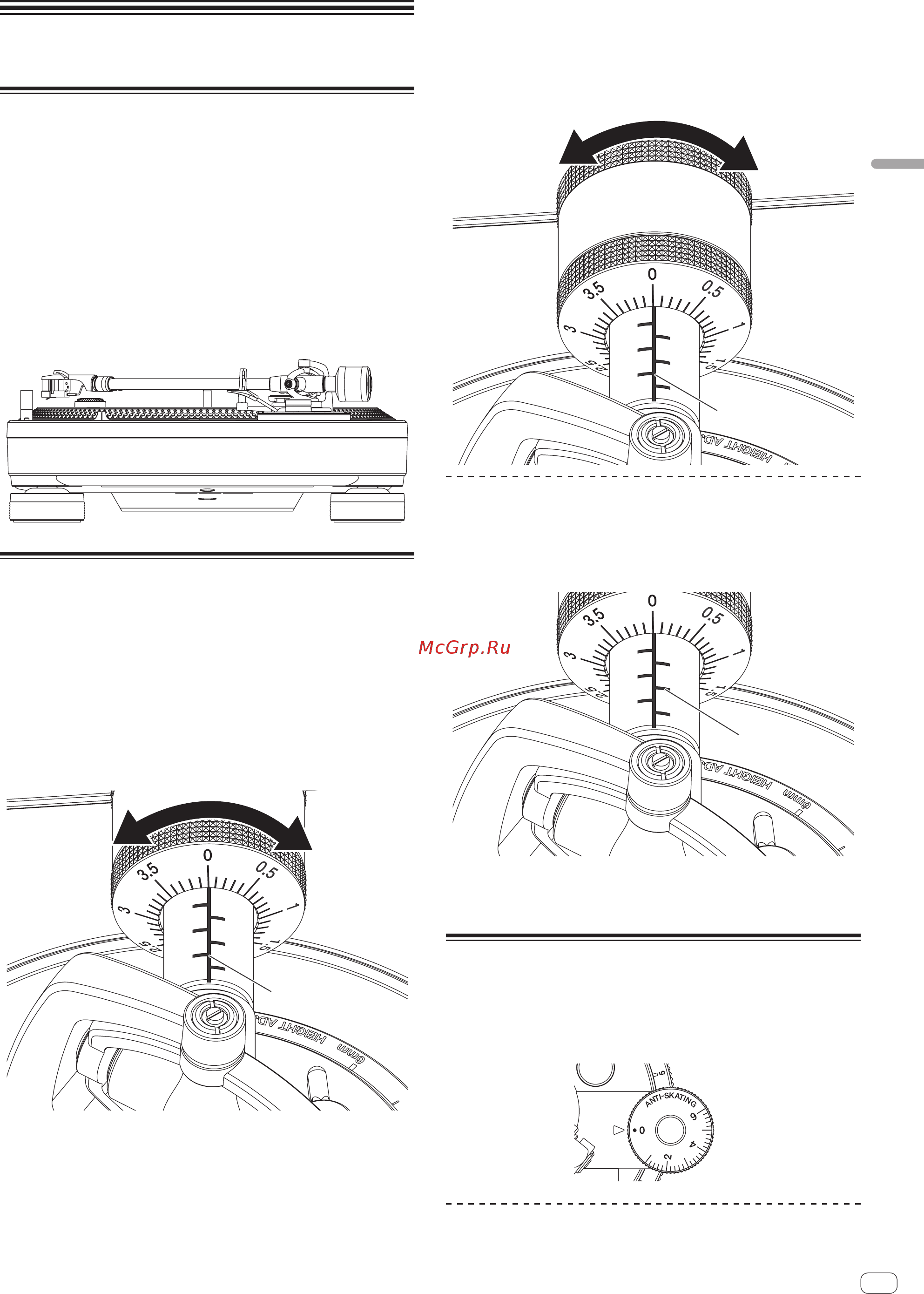 Pioneer plx-1000 [11/20] Adjustment