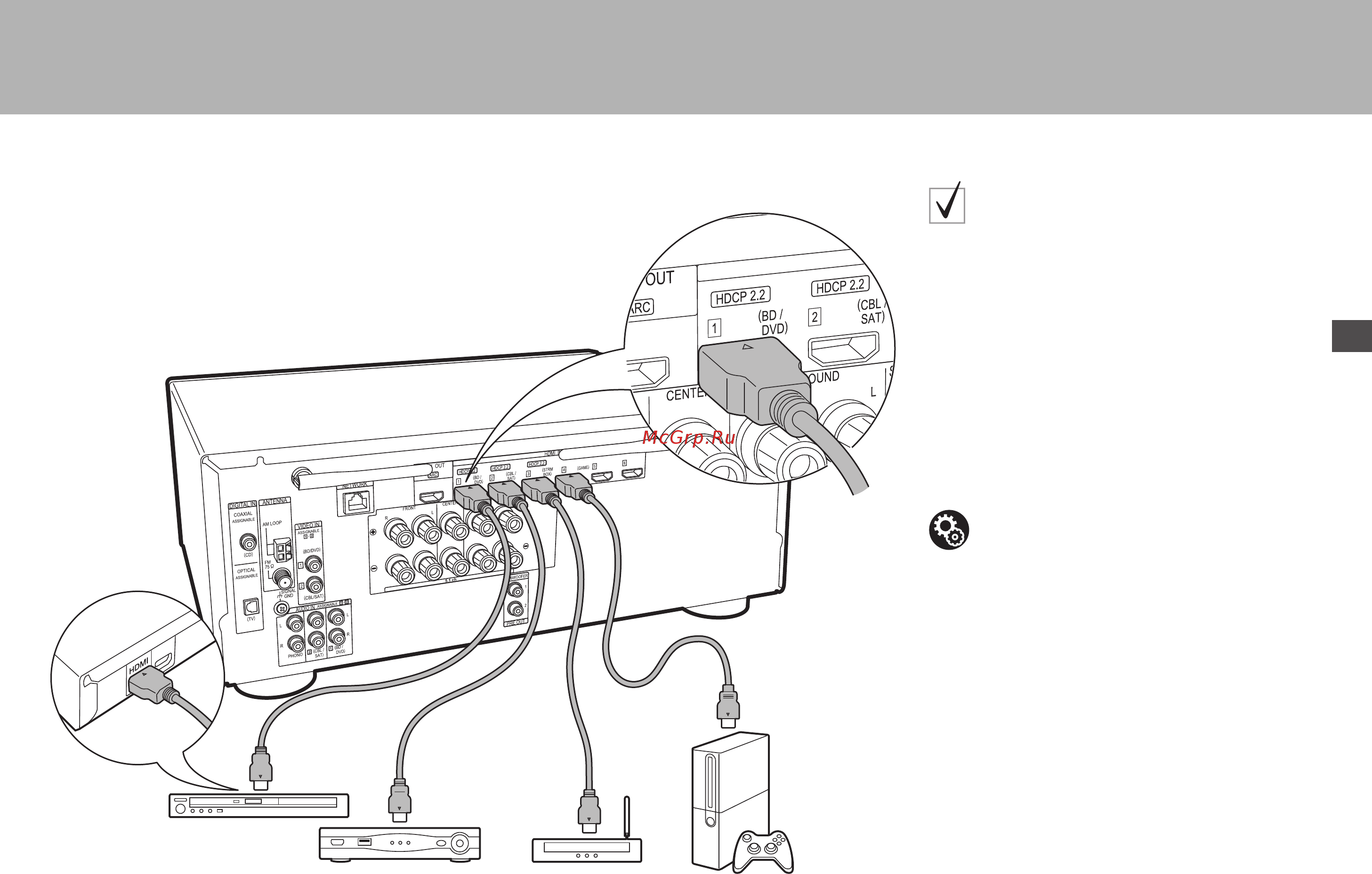 Pioneer vsx-831-s [51/92] Stap 3 verbind de av componenten