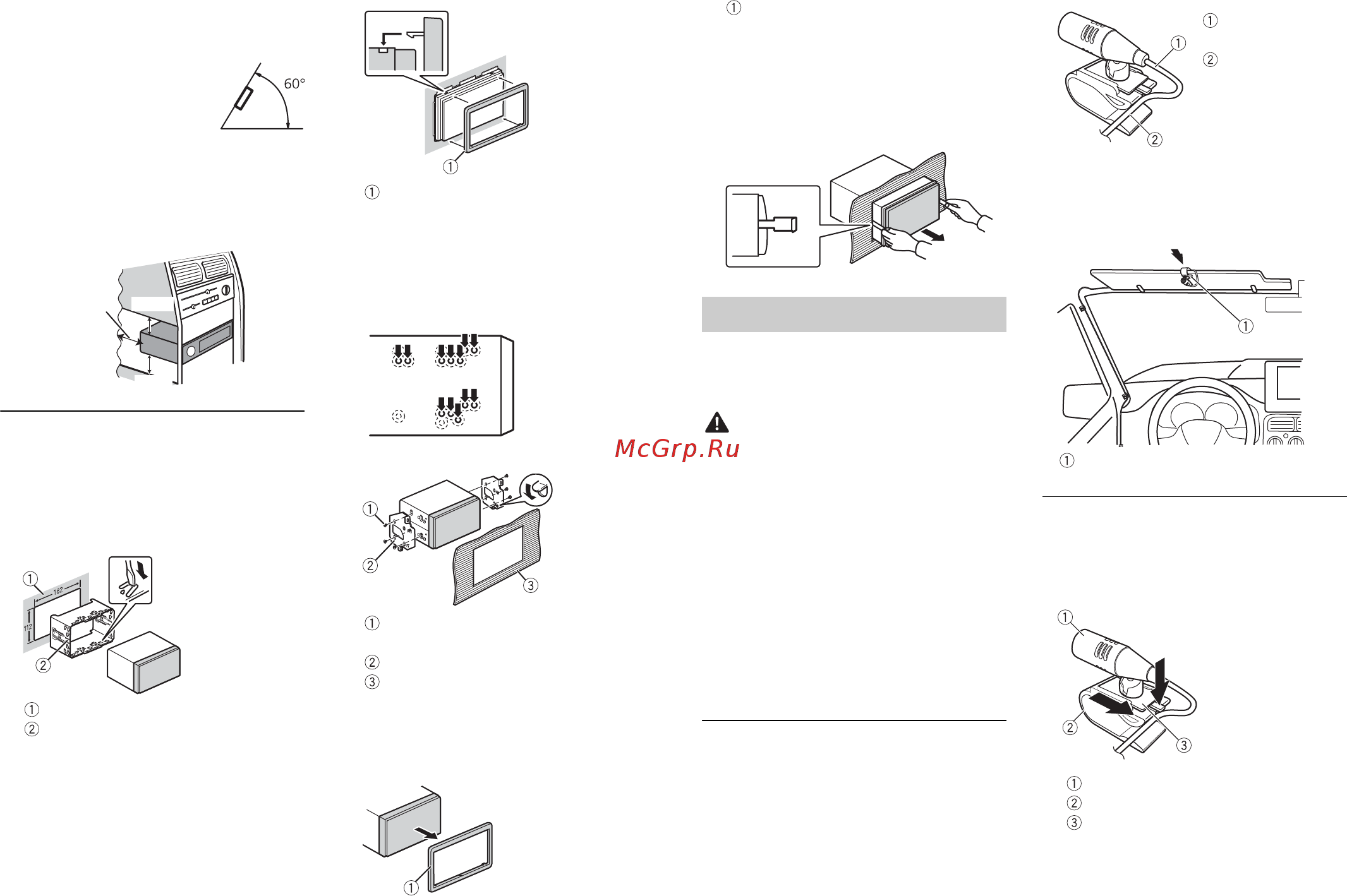 Pioneer fh-x730bt [20/200] Installing the microphone