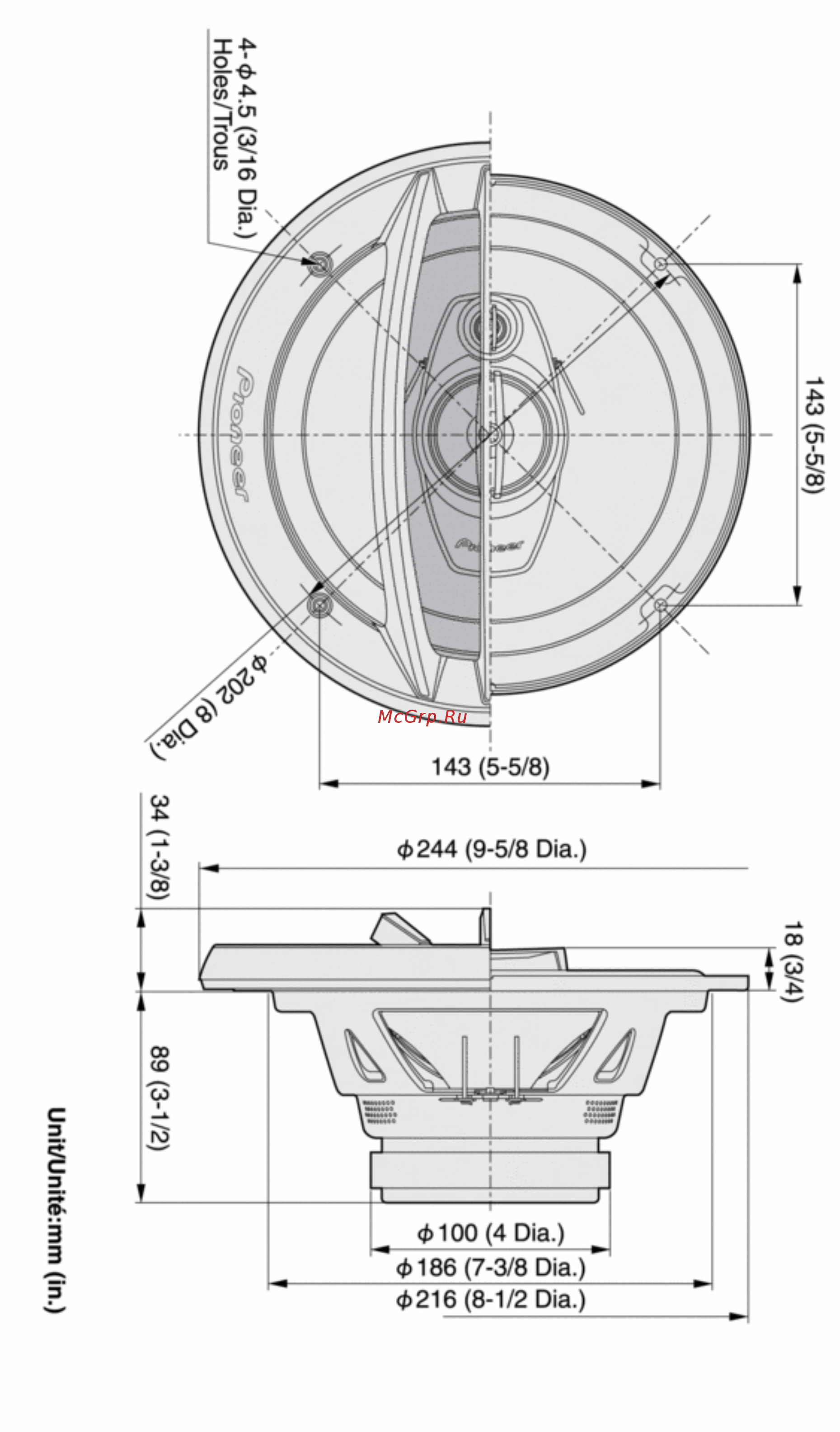 Pioneer ts-a2013i Инструкция по эксплуатации онлайн