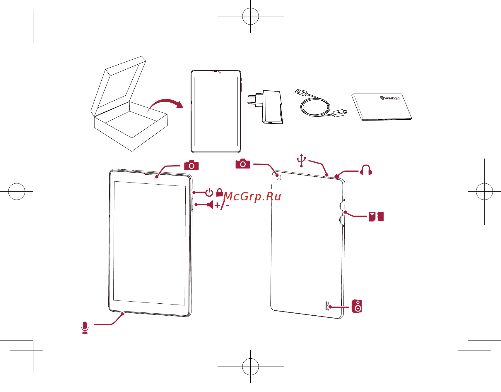 Prestigio multipad wize 3208 3g, pmt3208 3g Инструкция по эксплуатации онлайн
