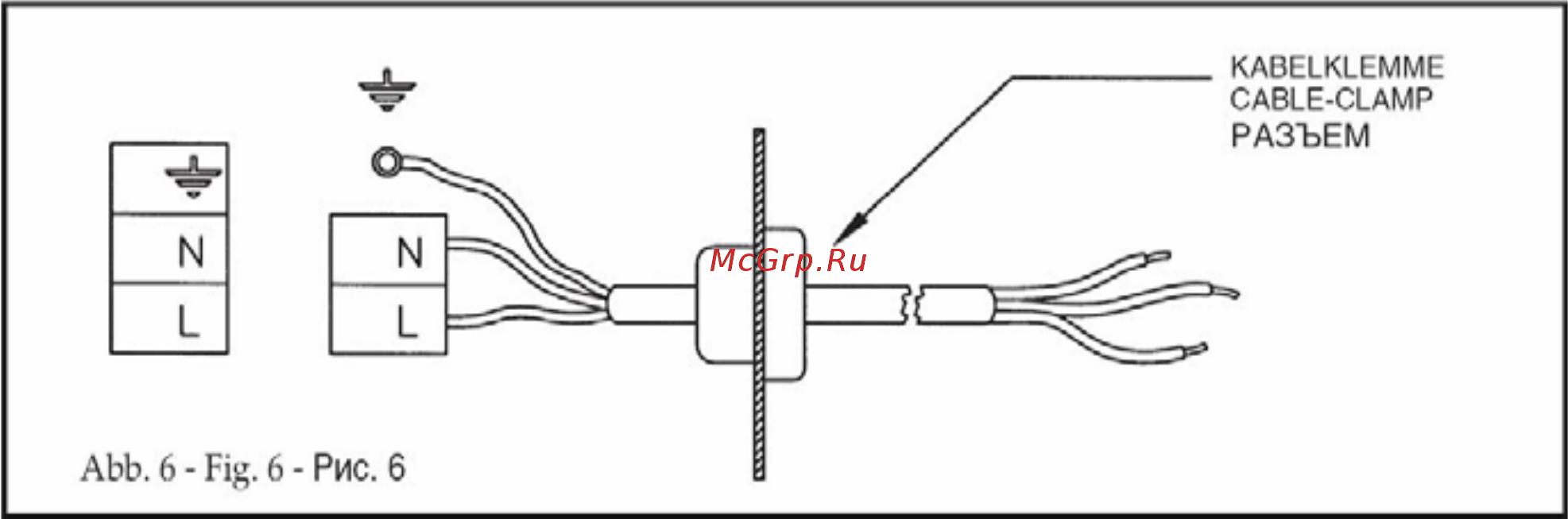 Kaiser KG 6976 VGBE Turbo [20/36] Electrical connection