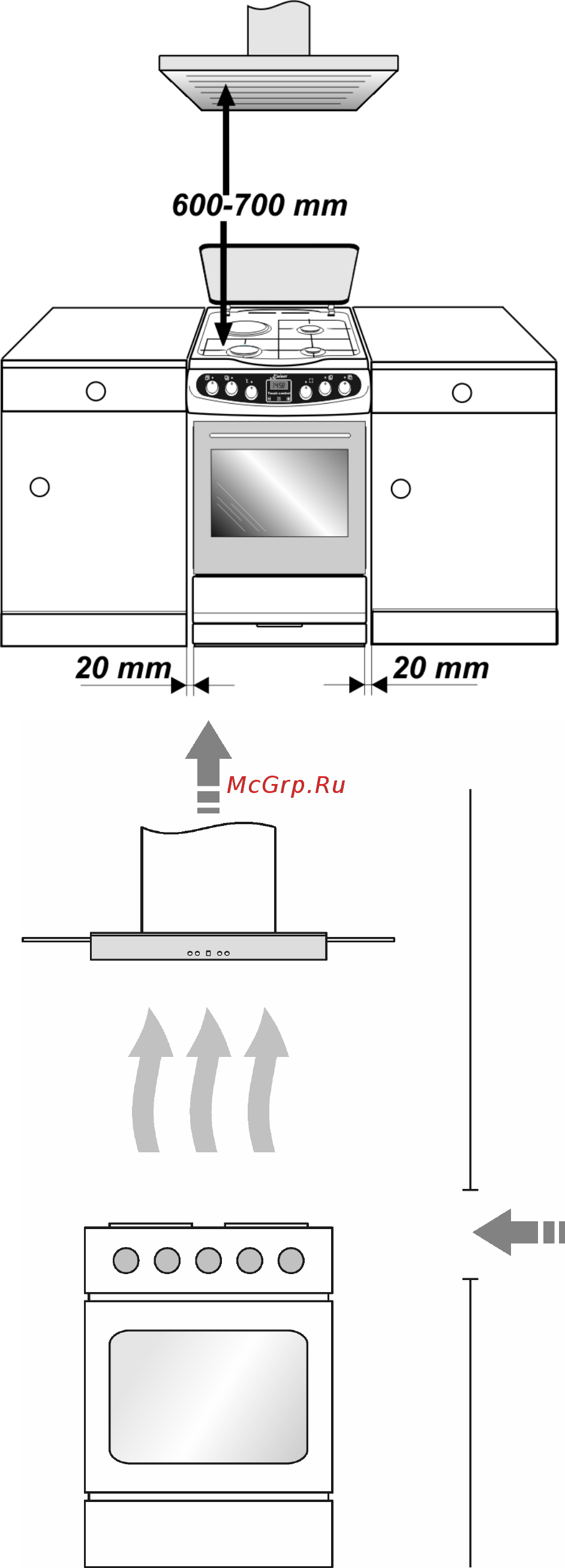 Kaiser HGG 60511 MW [6/80] Installation instructions