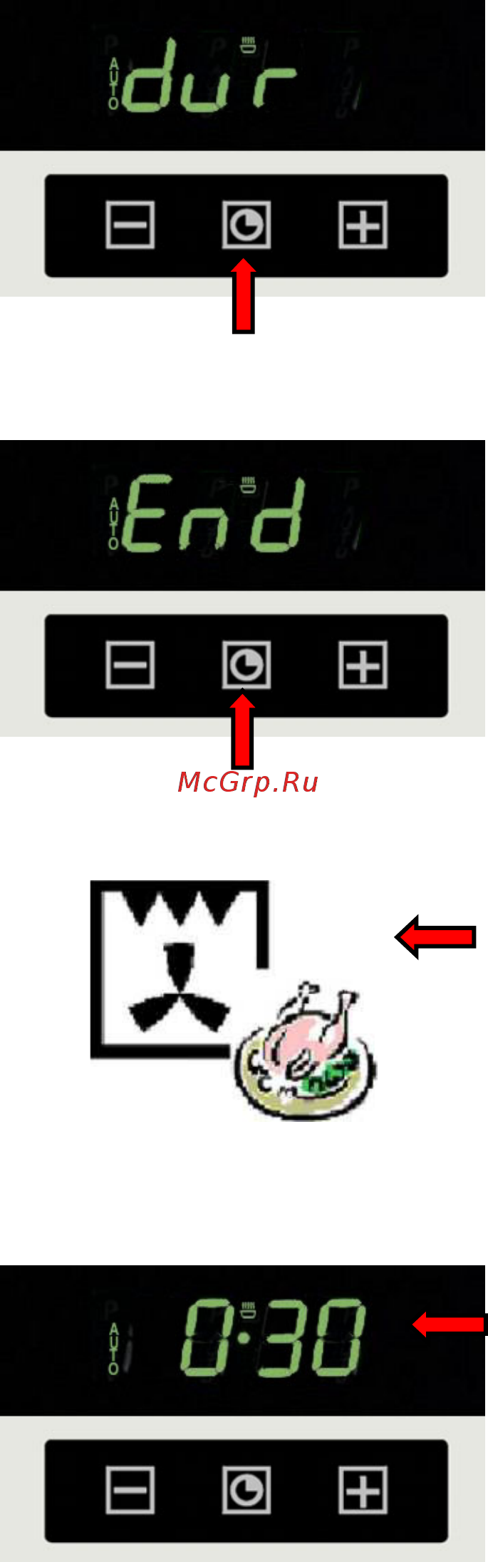 Kaiser HGE 50508 MKR [46/80] Setting cooking time and the end time
