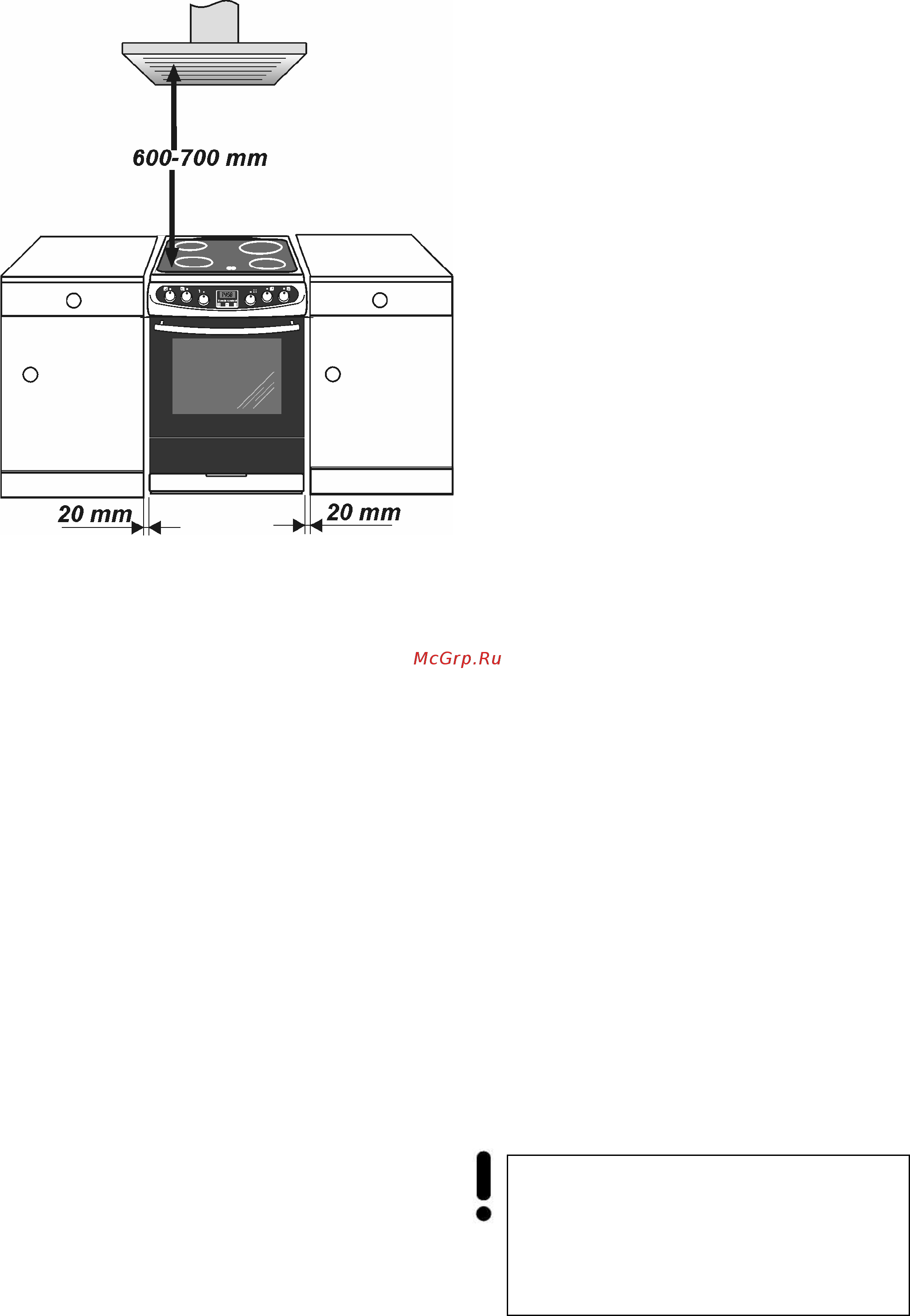 Kaiser HC 60040 Ws [8/76] I nstallation