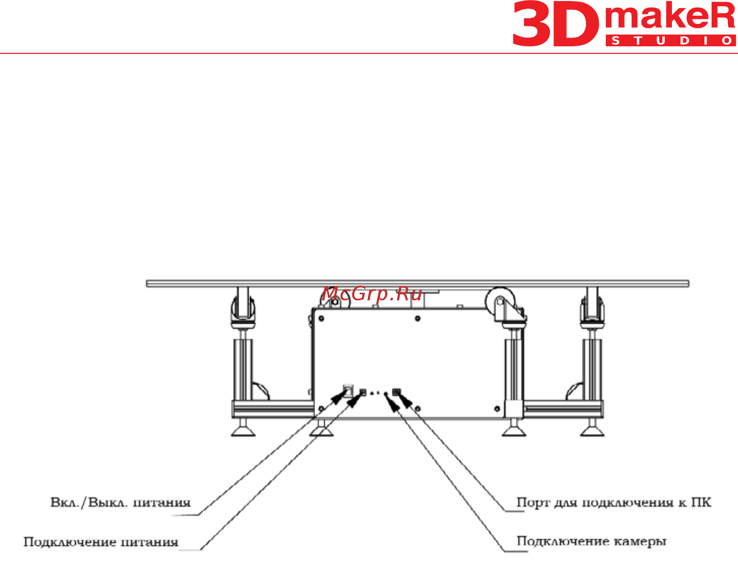 Rekam 3d-maker t-150 [11/24] Подключение устройства