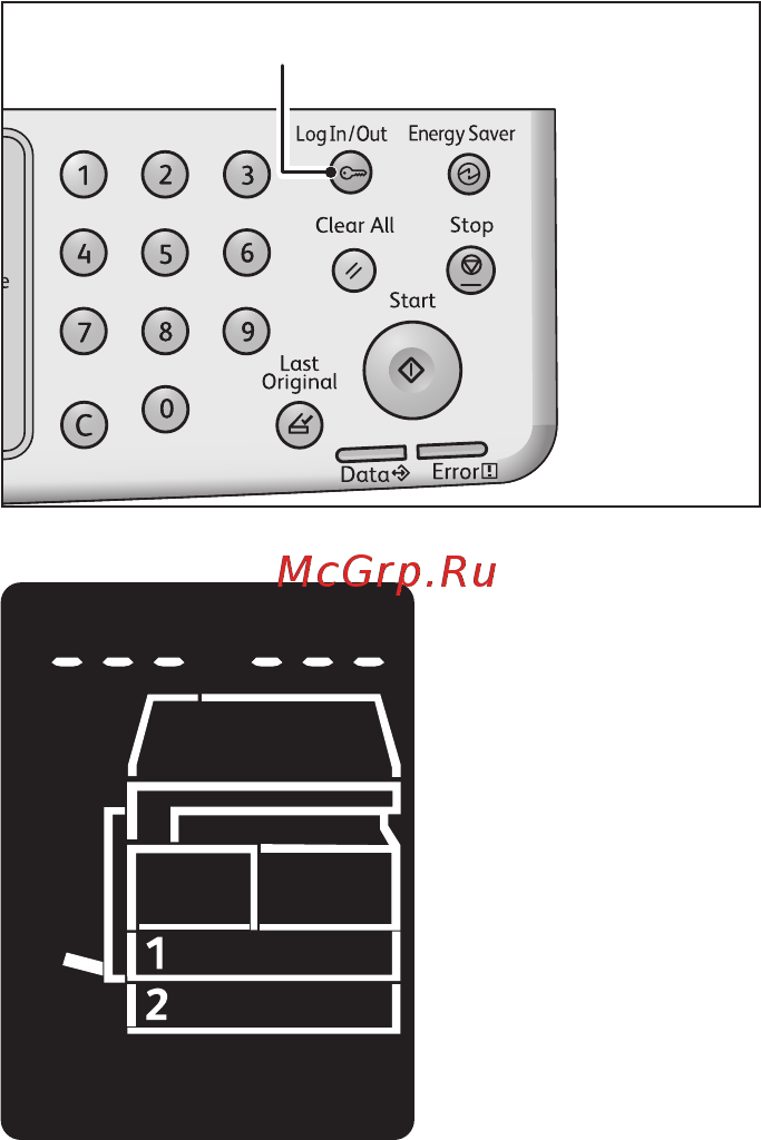 Xerox WorkCentre 5021 [32/52] Вход в режим системного администратора