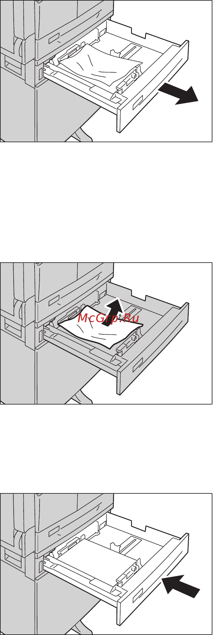 Xerox WorkCentre 5021 [168/188] E 4 застревание бумаги в лотке 2