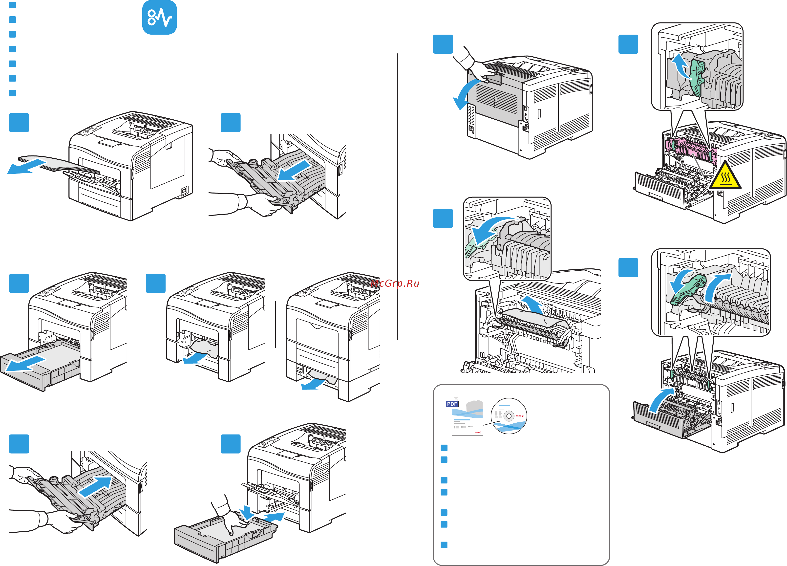 Xerox Phaser 6600DN [5/5] Paper jams