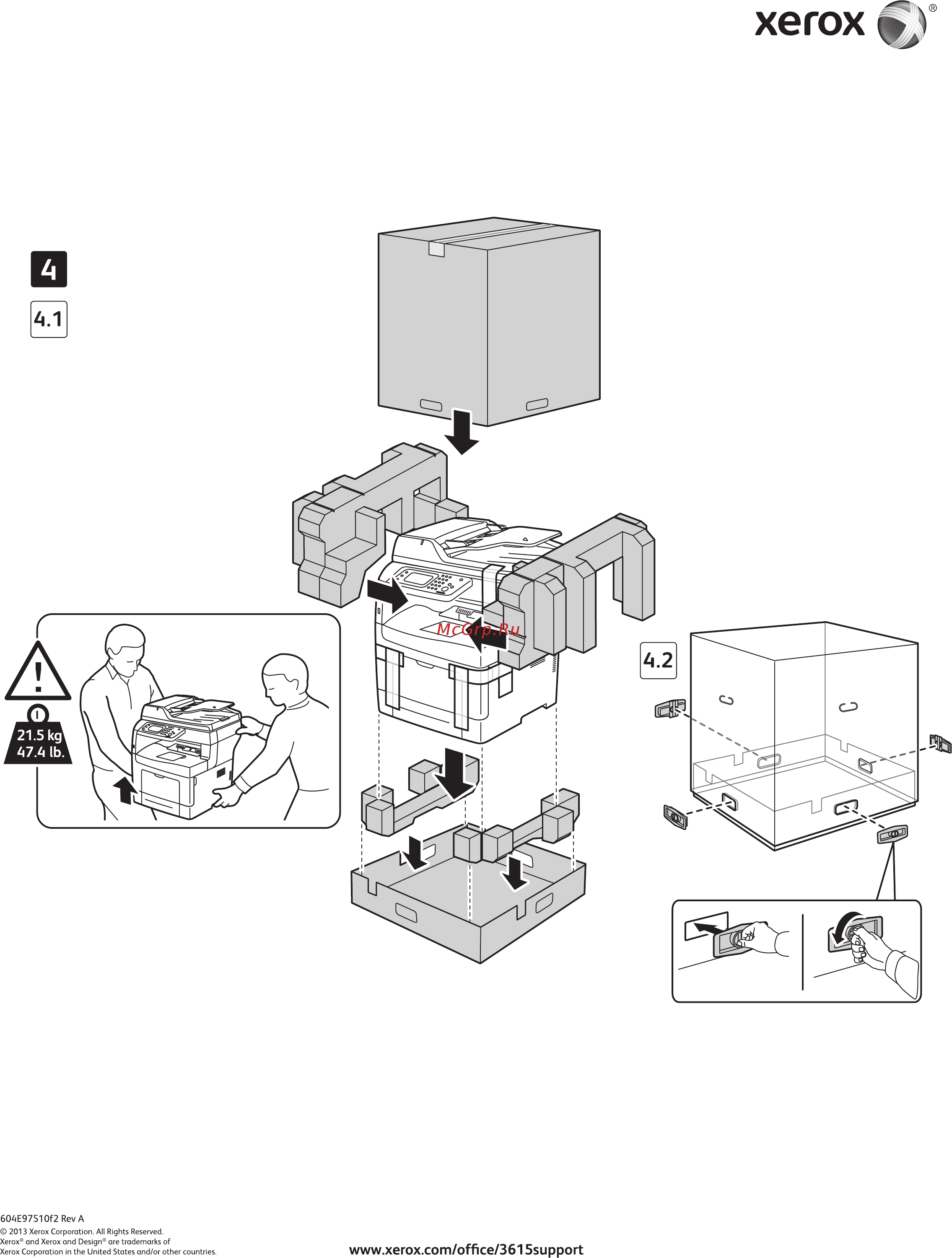 Xerox WorkCentre 3615 DN [2/2] Www xerox com office 3615support