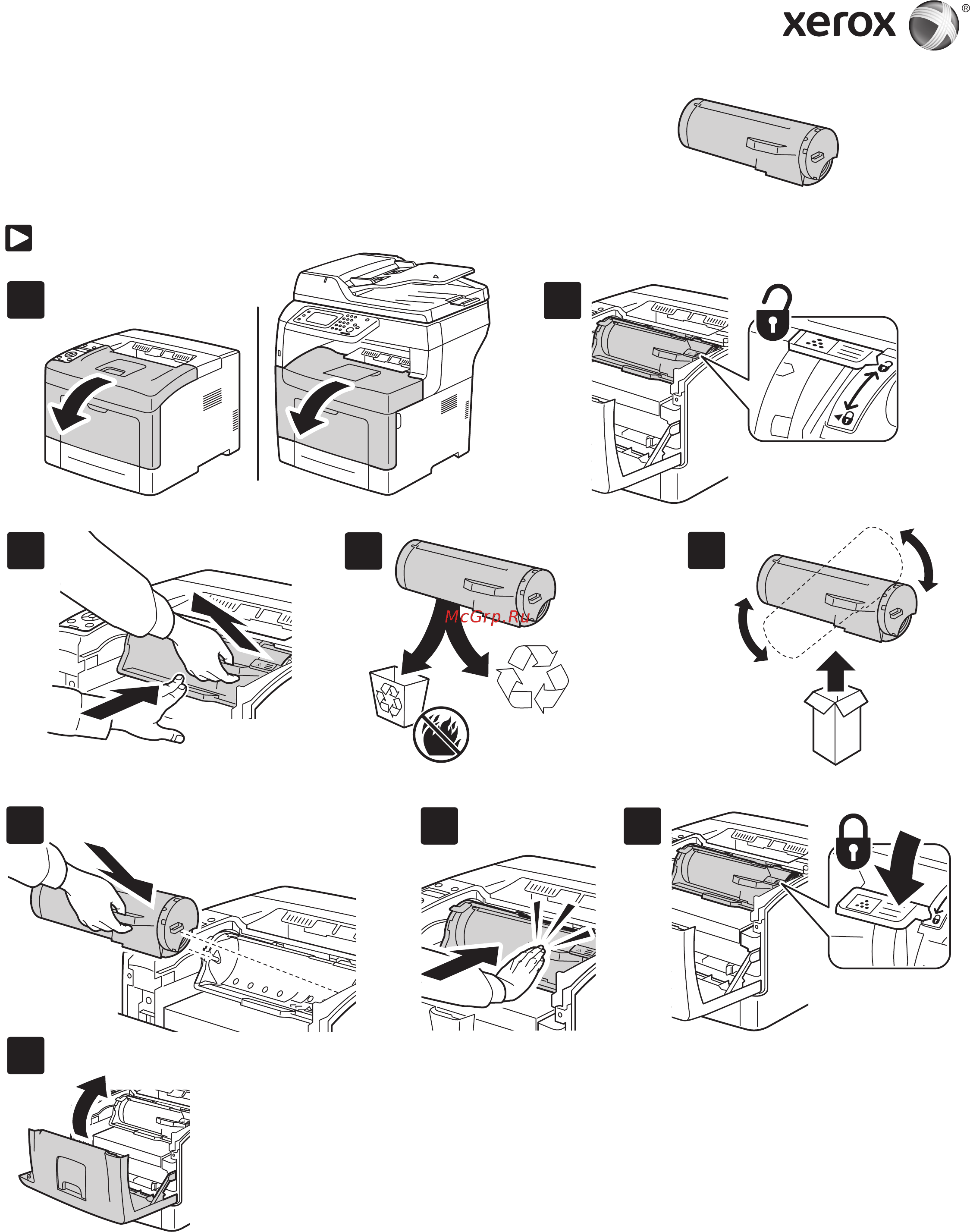 Xerox WorkCentre 3615 DN Картридж с тонером онлайн