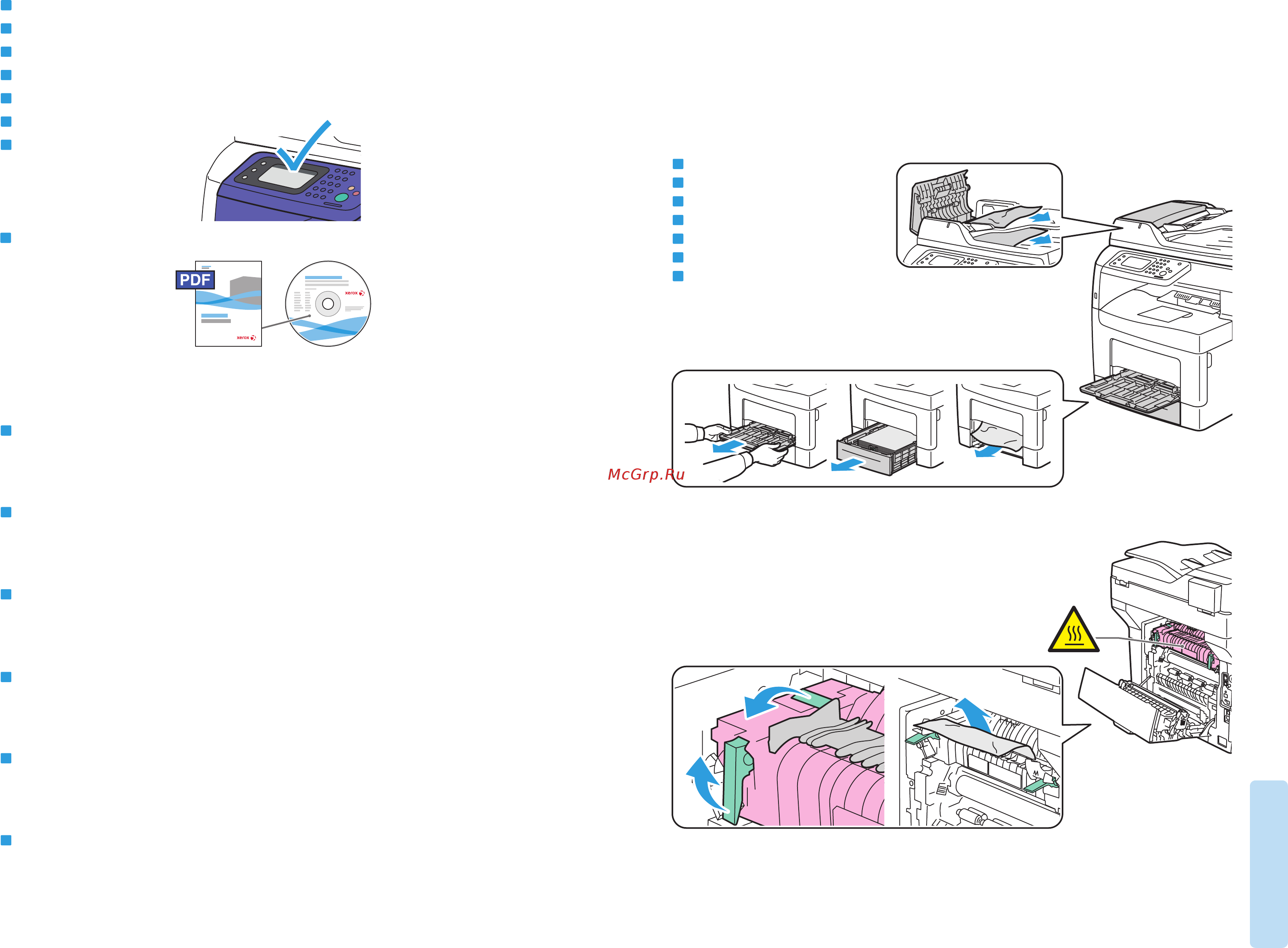 Xerox WorkCentre 3615 DN [20/20] Paper jams