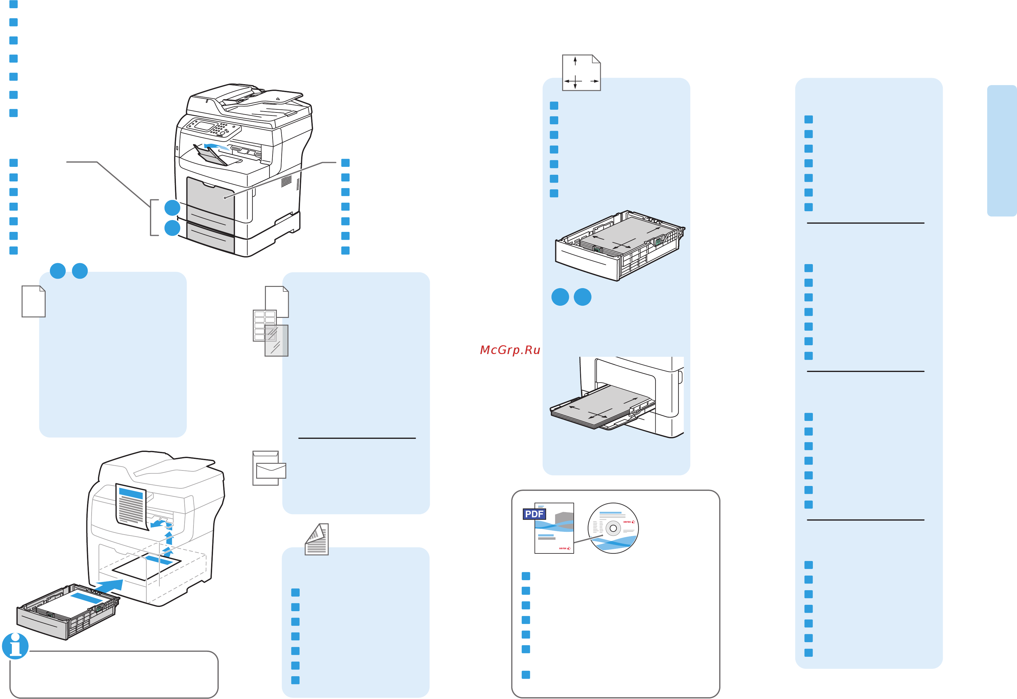 Xerox WorkCentre 3615 DN [6/20] Podporovaný papír obsługiwane rodzaje papieru támogatott papír