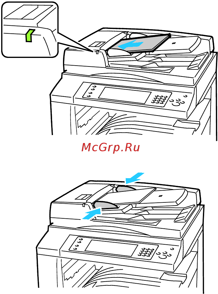 Xerox WorkCentre 7835 [142/344] Податчик оригиналов