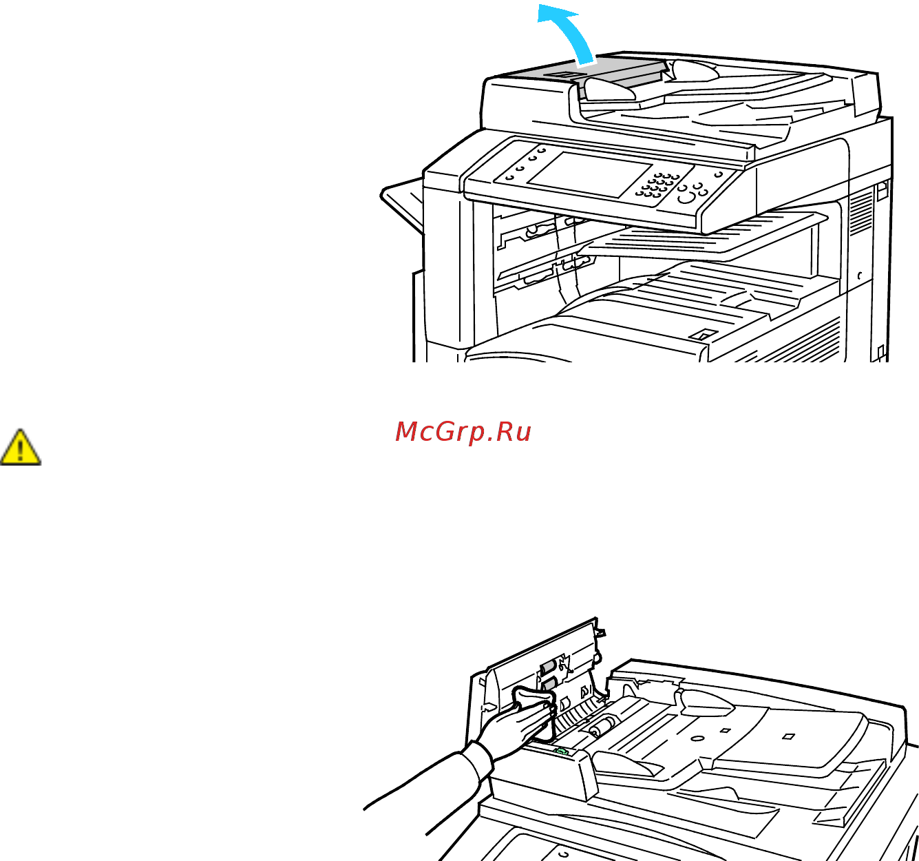 Xerox WorkCentre 7835 [206/344] Чистка роликов подачи оригиналов